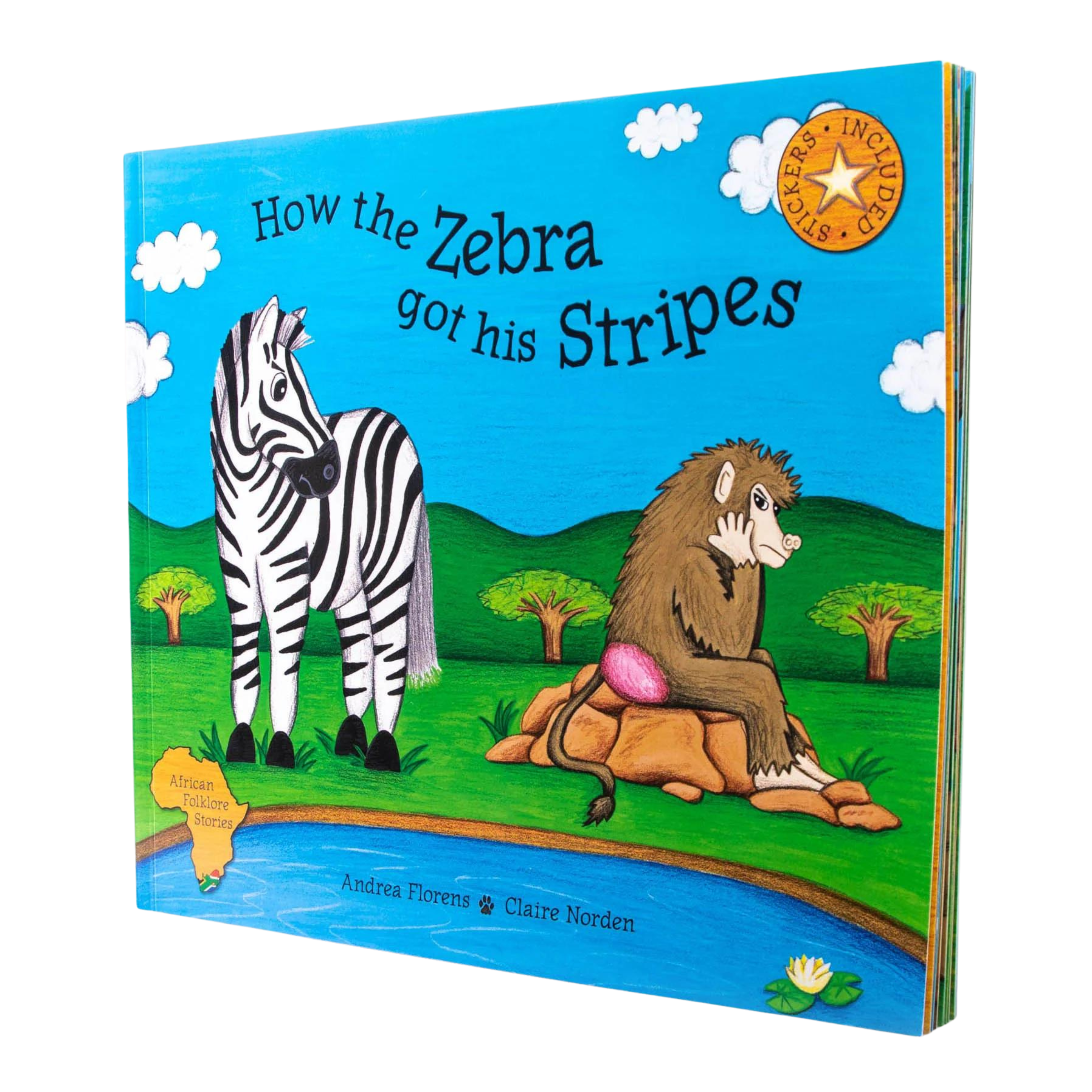 How The Zebra Got His Stripes Children's Story Book