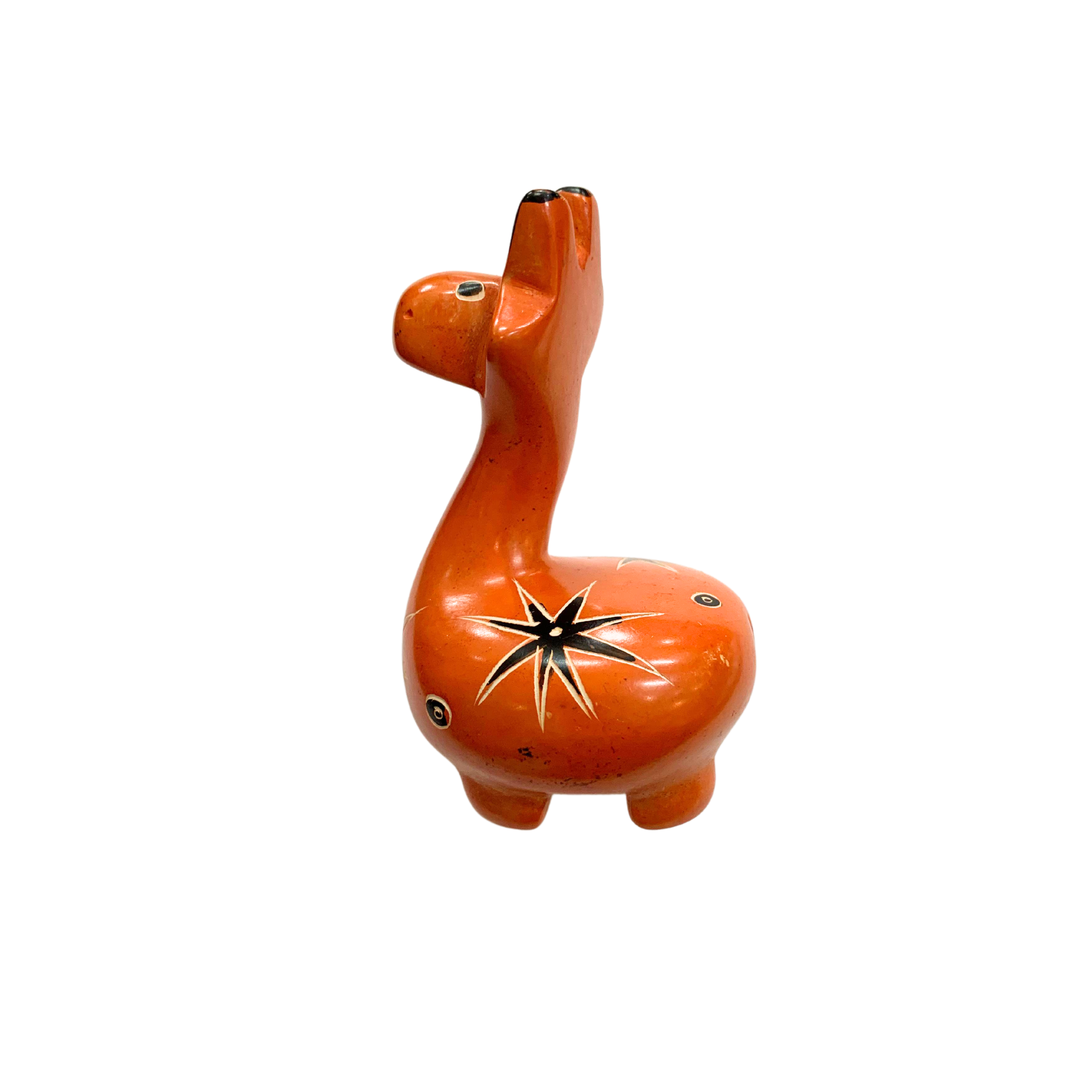 Colourful Soapstone Giraffe Sculpture (XL)