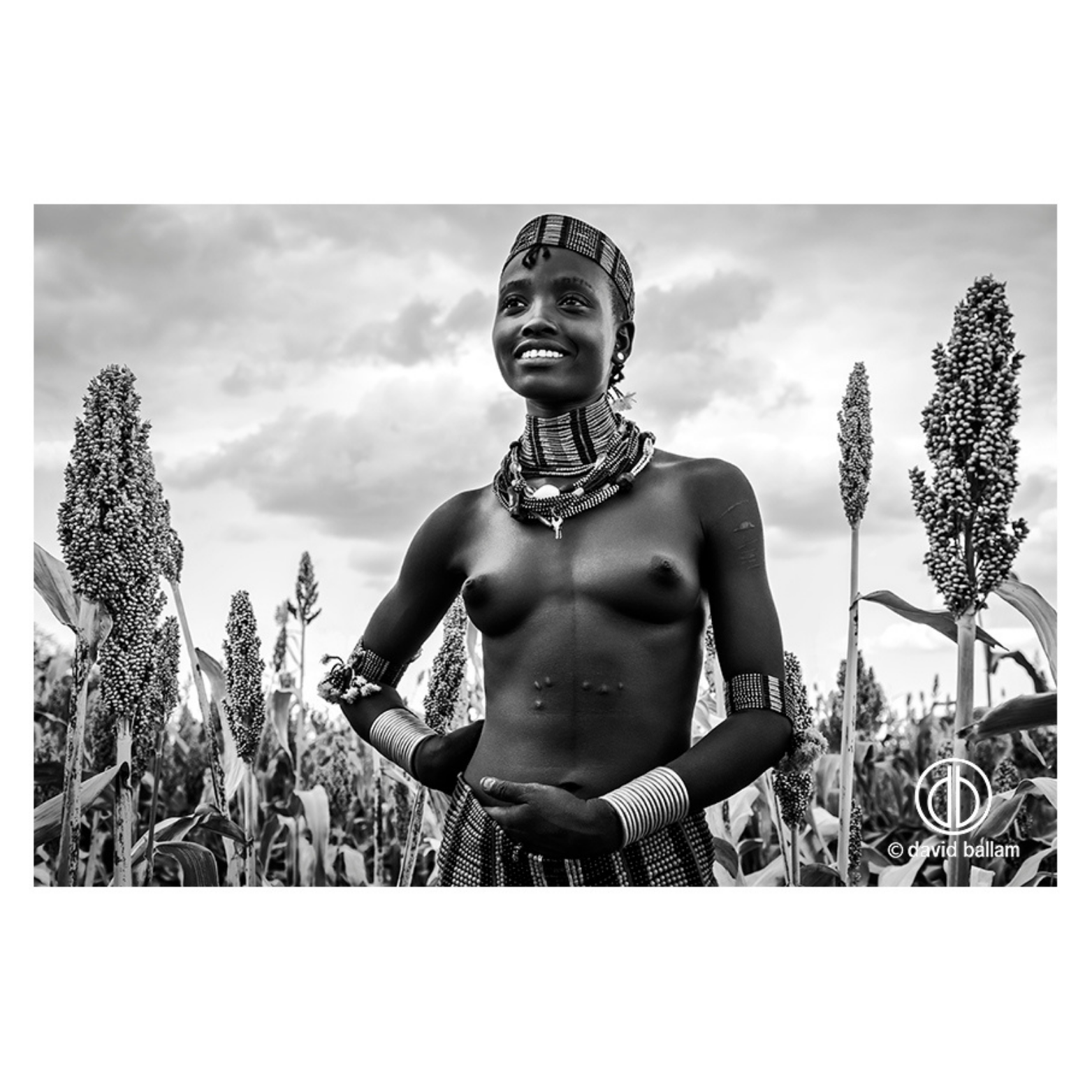 David Ballam Rolled Canvas Prints - Ethiopia's Omo Tribe (120cm x 80cm)