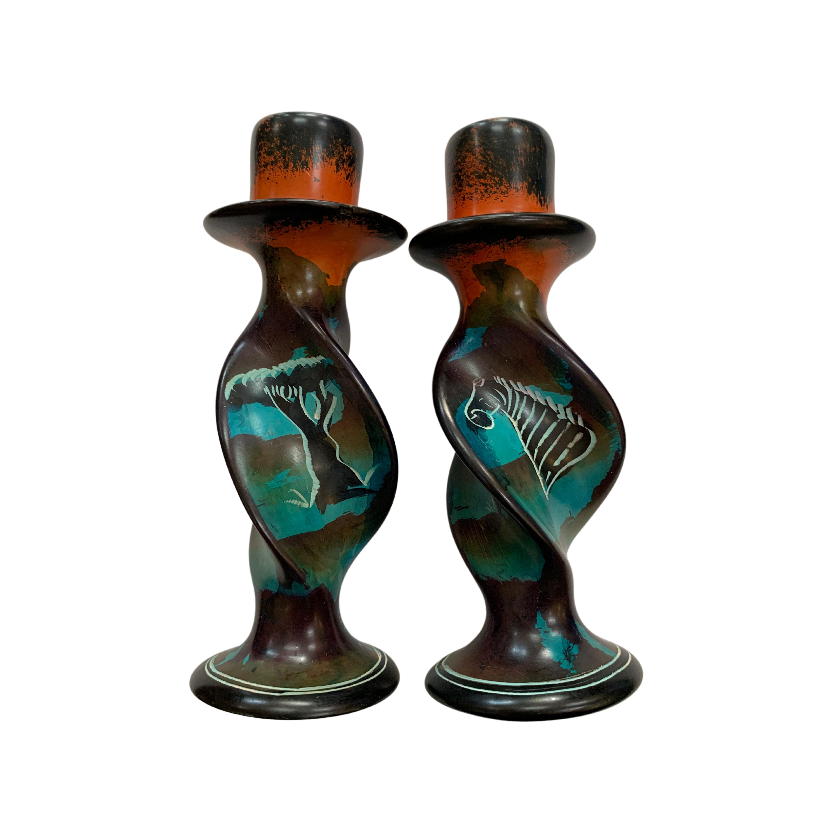 Soapstone Candle Holders (Set)