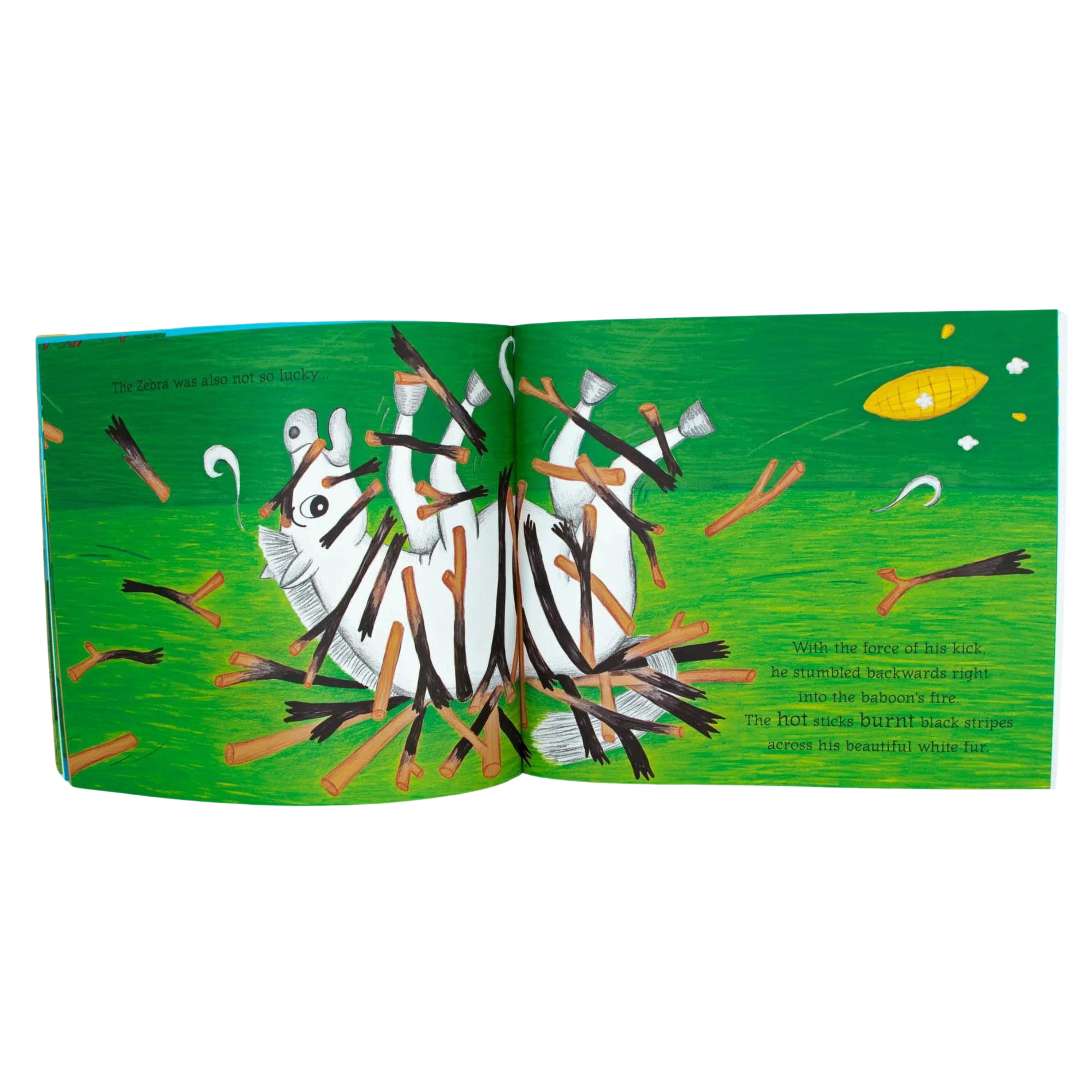 How The Zebra Got His Stripes Children's Story Book
