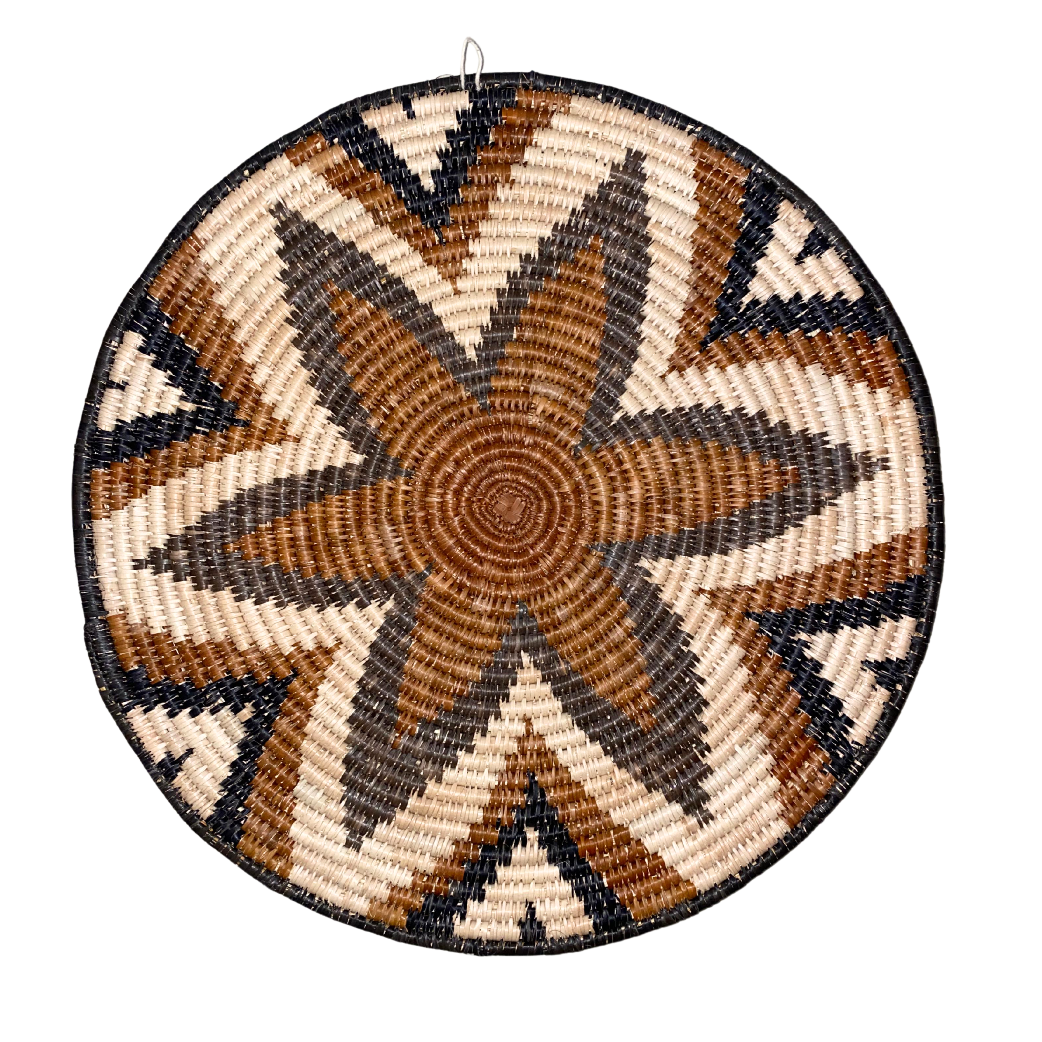 Hand Woven Wall Ornament (Flowers)