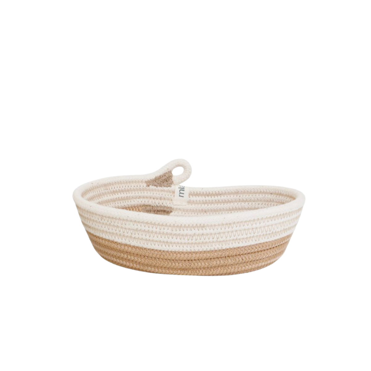 Cotton Woven Petite Oval Basket(XXS)