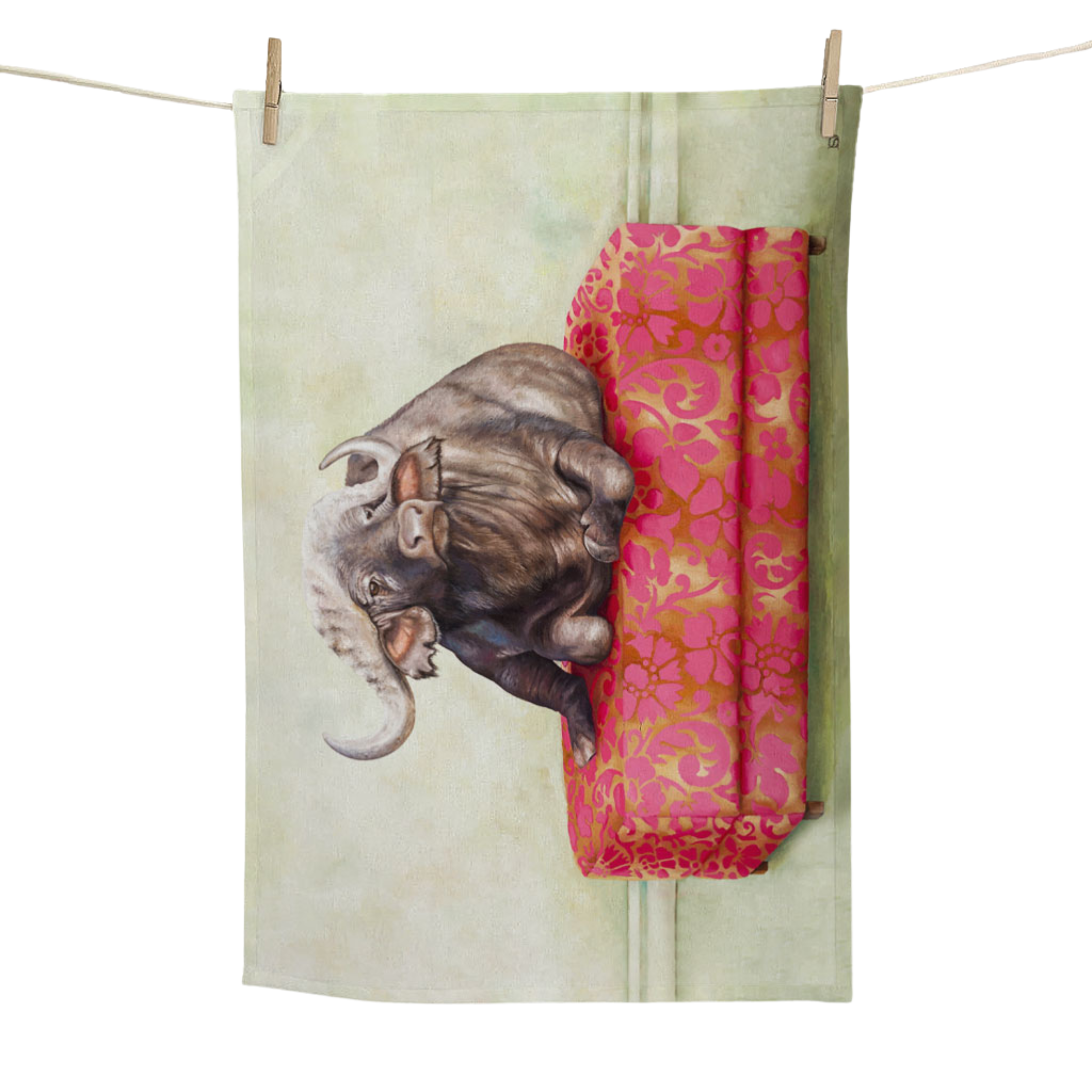 Wildly Relaxed: The Animal Leisure Collection Cotton Tea Towels (Buffalo)