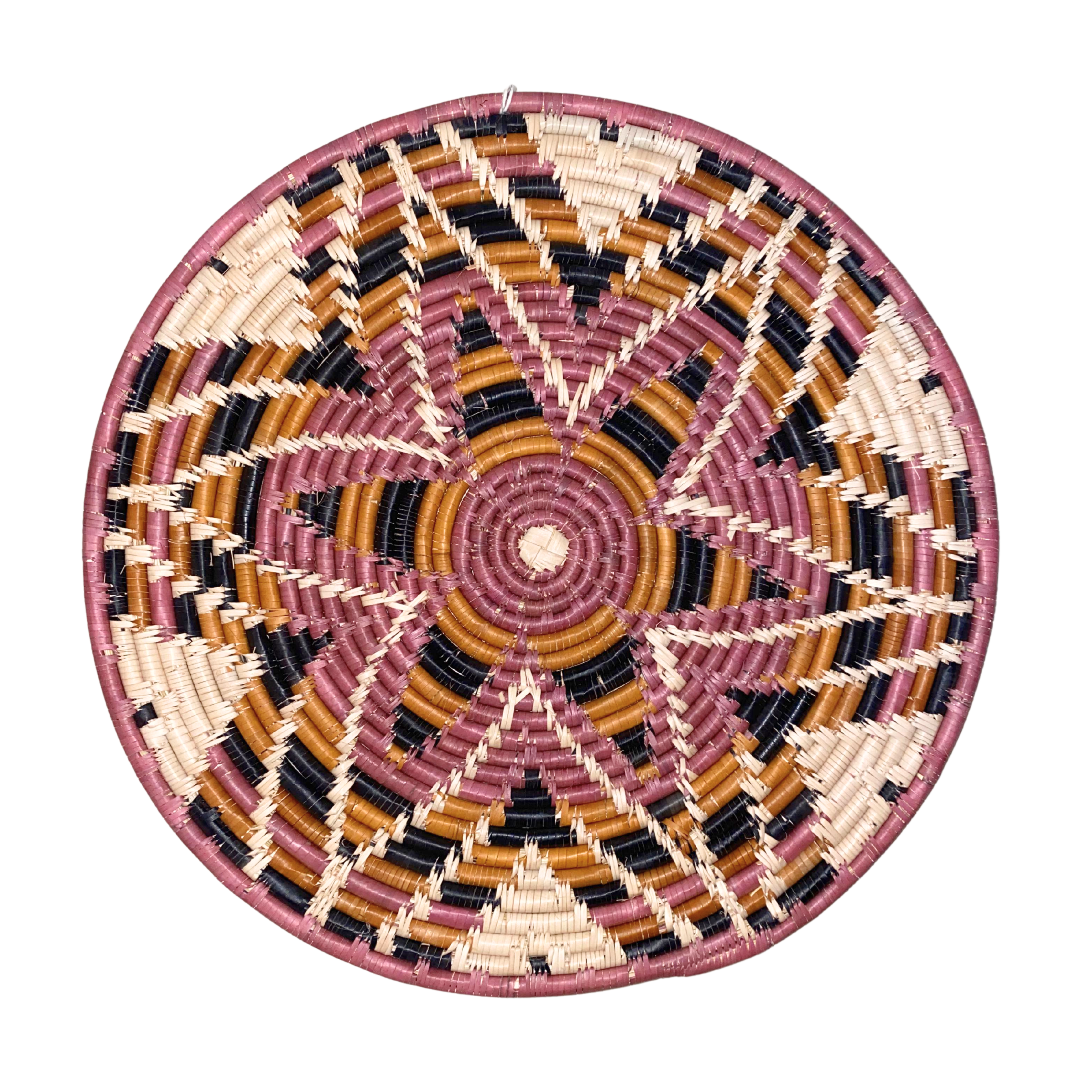 Hand Woven Wall Ornament (Flowers)