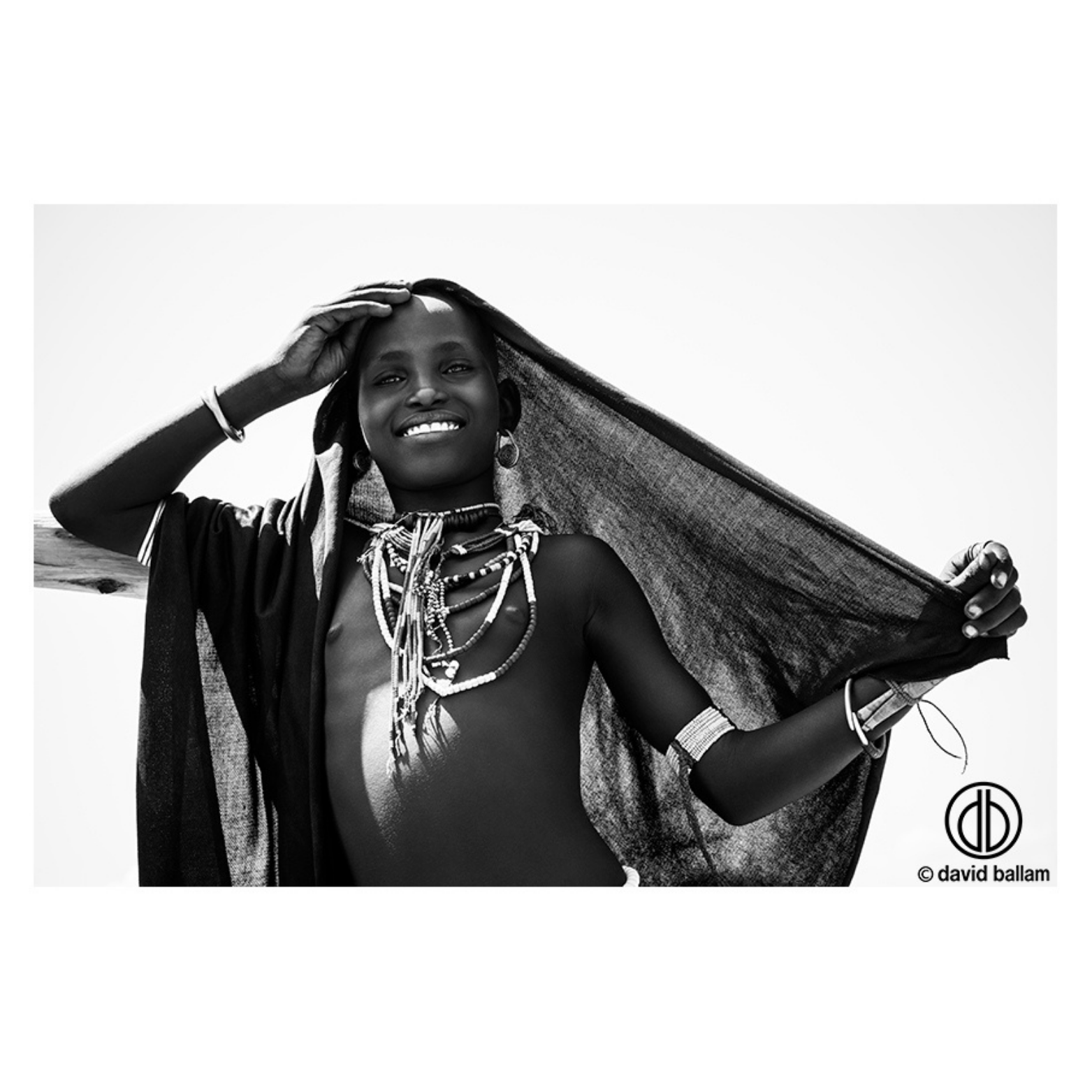 David Ballam Rolled Canvas Prints - Ethiopia's Omo Tribe (120cm x 80cm)