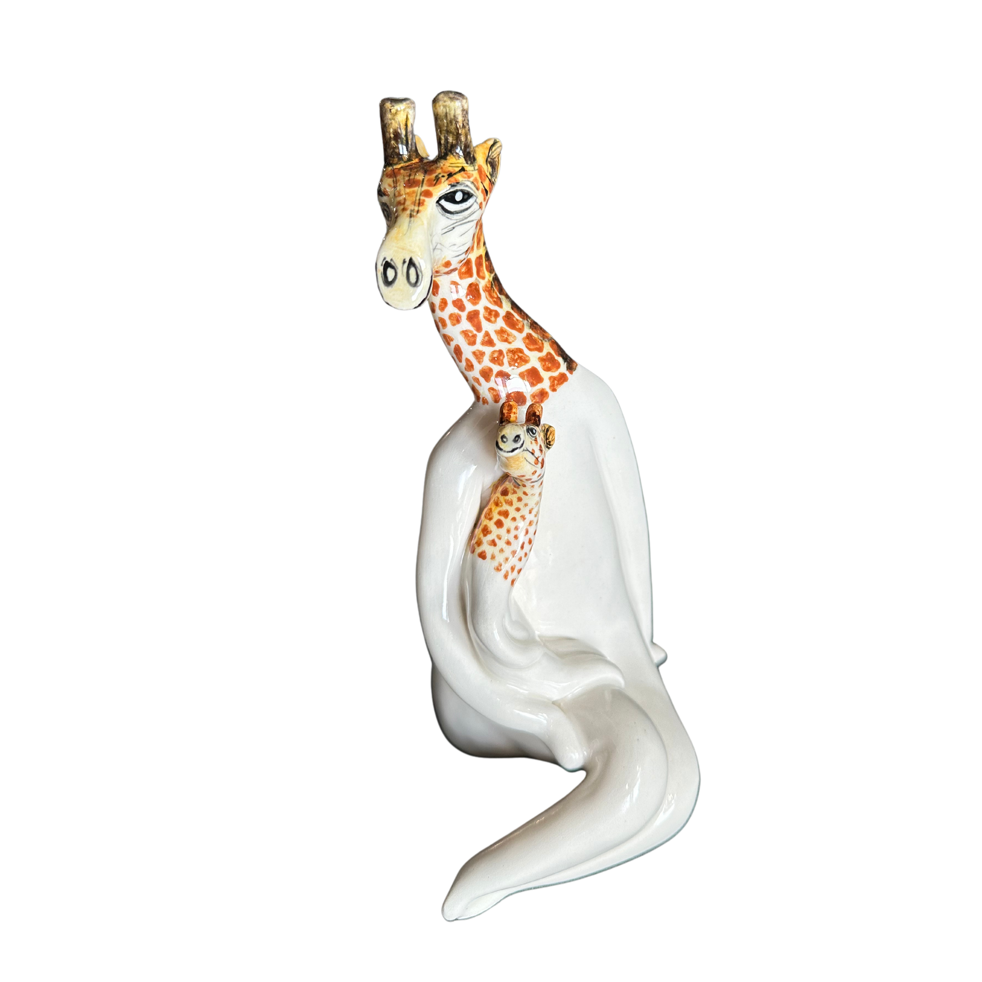 Medium Ceramic Giraffe Statue