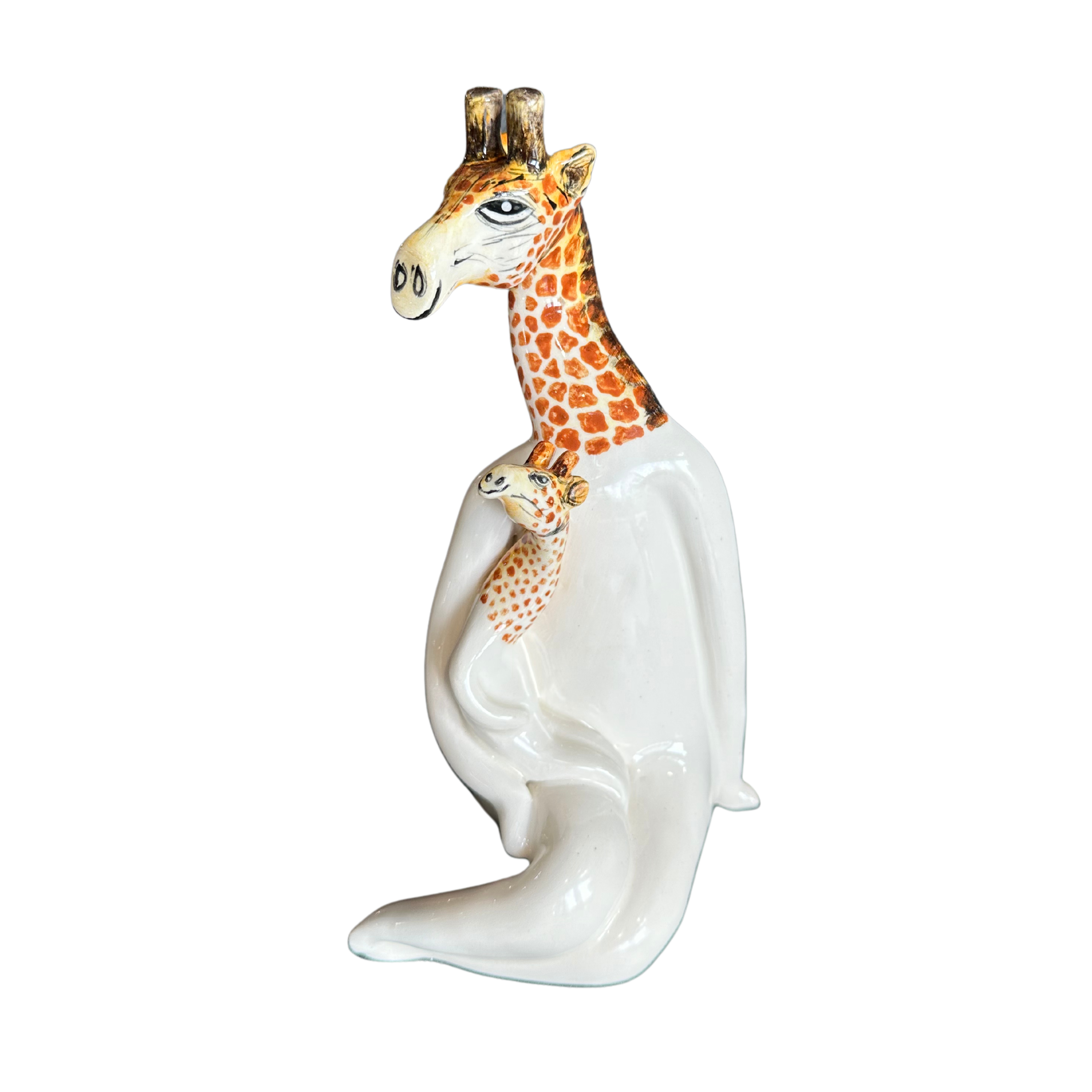 Medium Ceramic Giraffe Statue