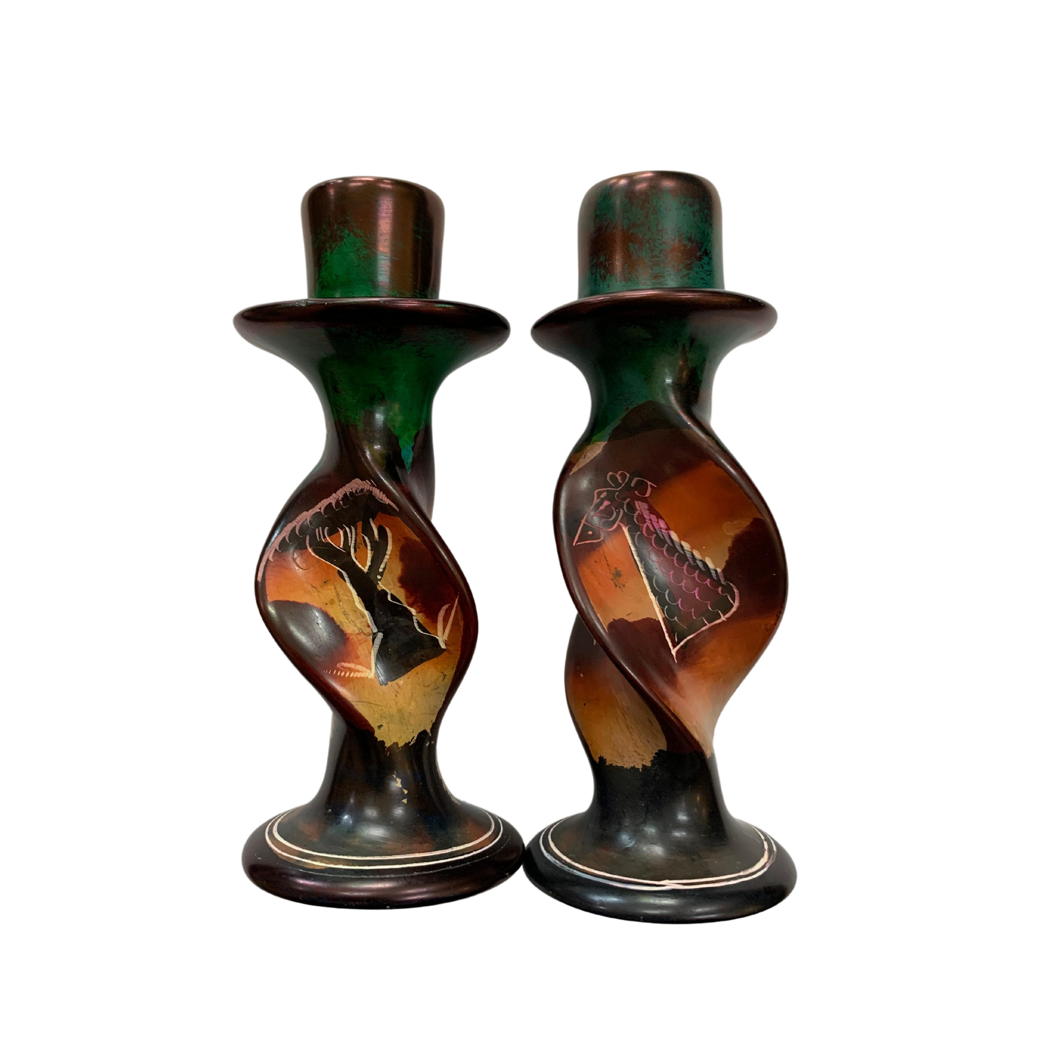Soapstone Candle Holders (Set)