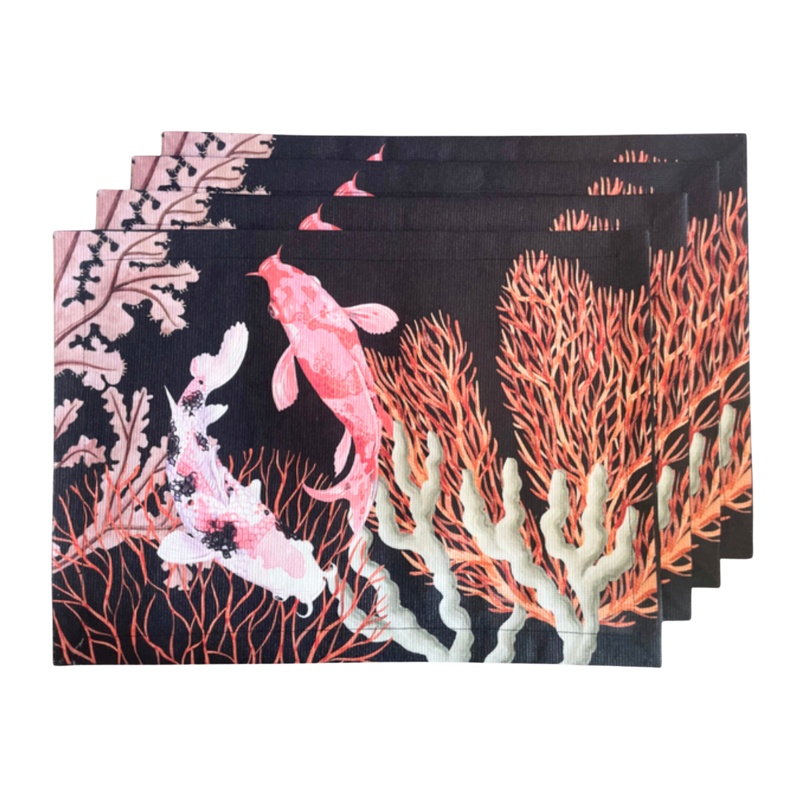 African Inspired Recycled Material Placemats (4 Pack)