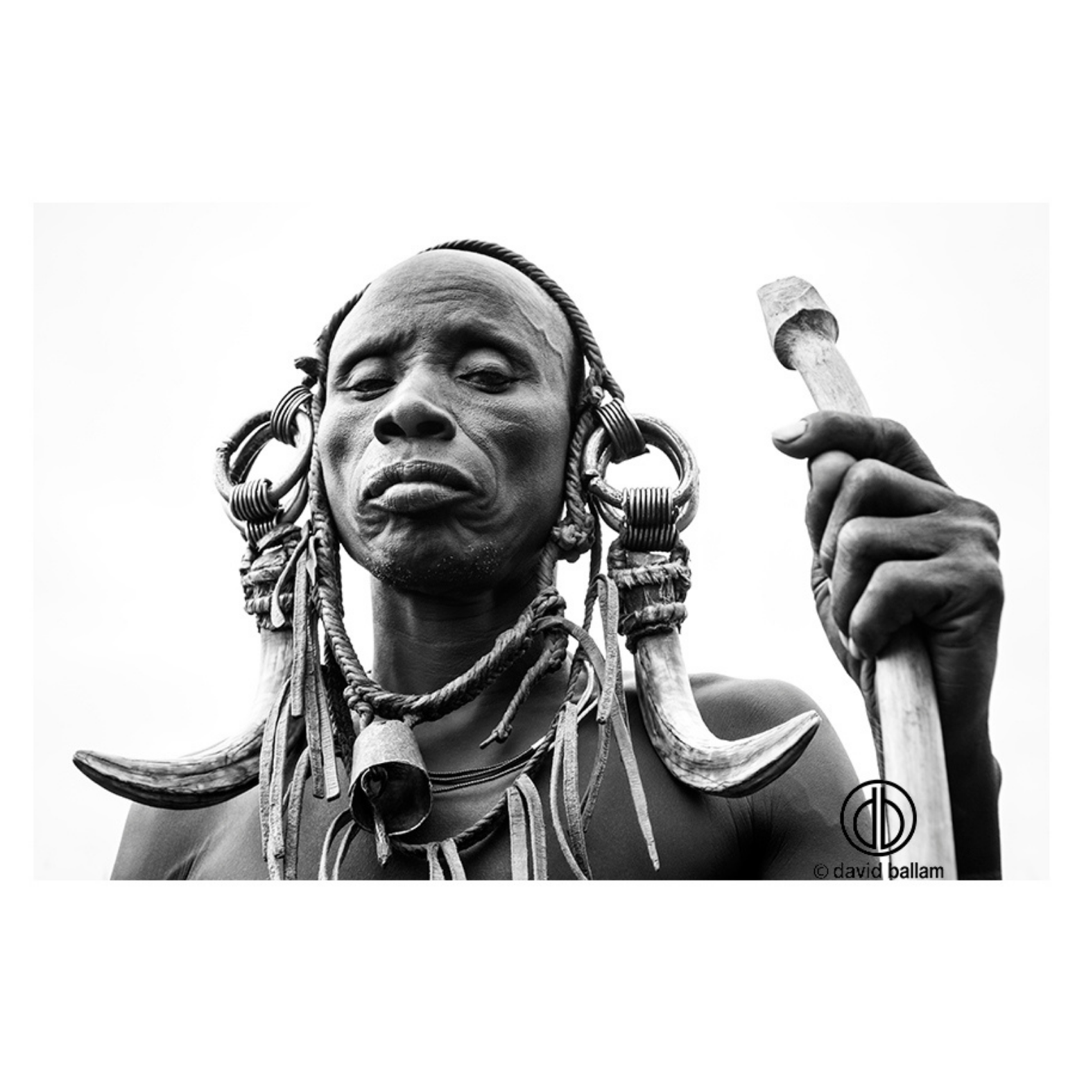 David Ballam Rolled Canvas Prints - Ethiopia's Omo Tribe (120cm x 80cm)