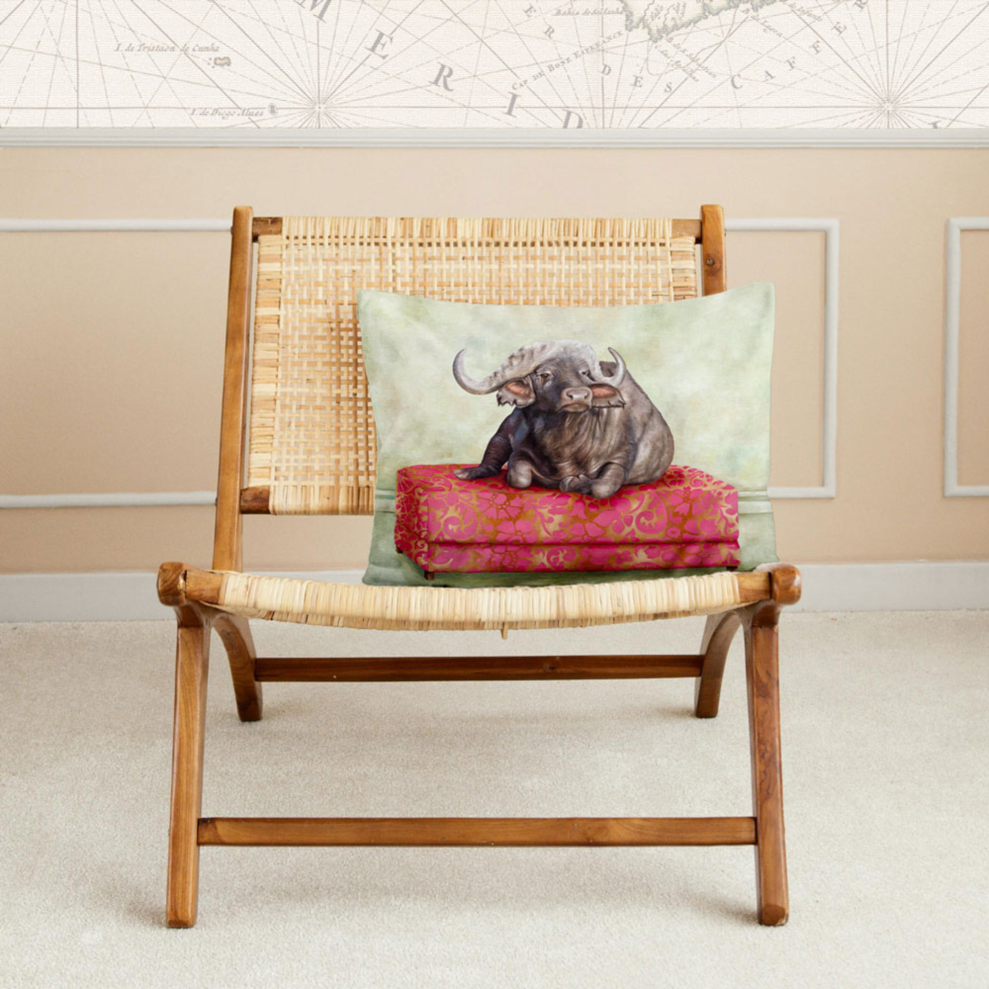 Printed African Themed Cushion Covers