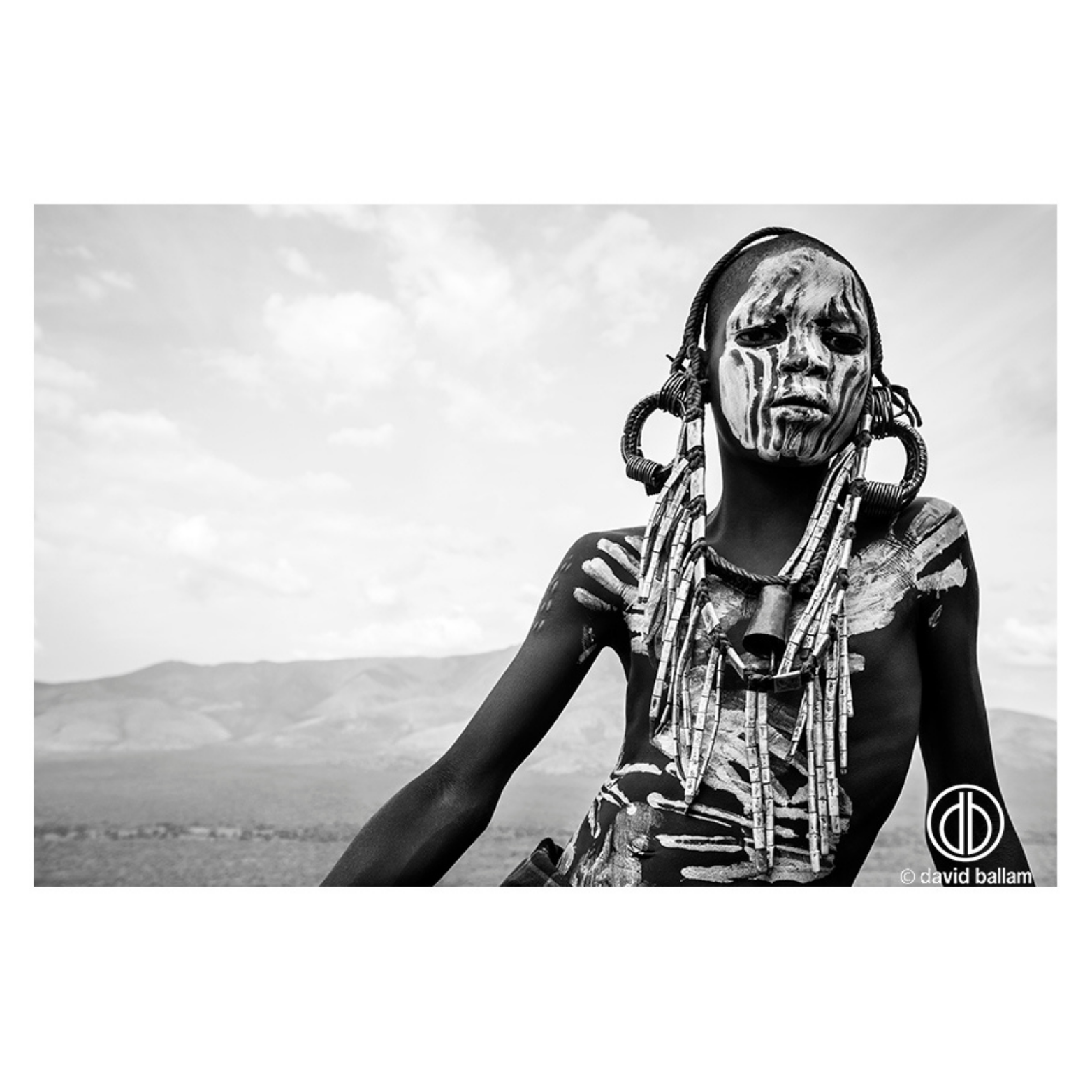 David Ballam Rolled Canvas Prints - Ethiopia's Omo Tribe (120cm x 80cm)