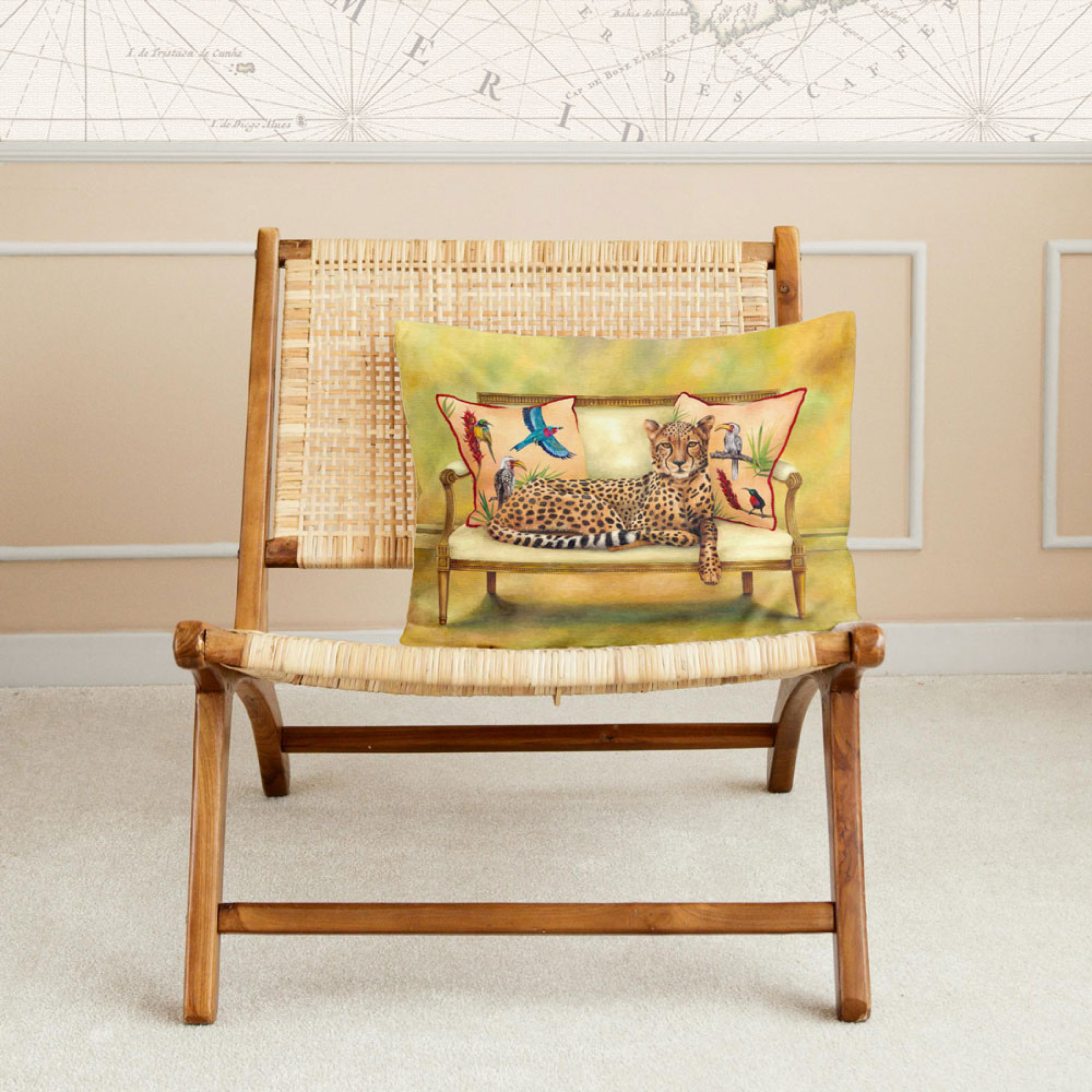 Printed African Themed Cushion Covers