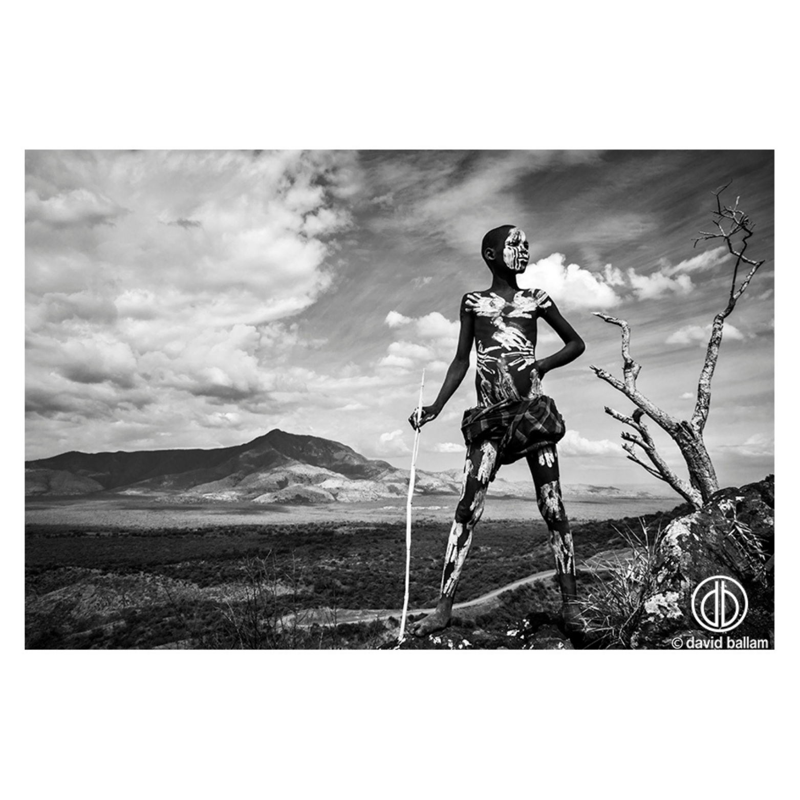 David Ballam Rolled Canvas Prints - Ethiopia's Omo Tribe (120cm x 80cm)