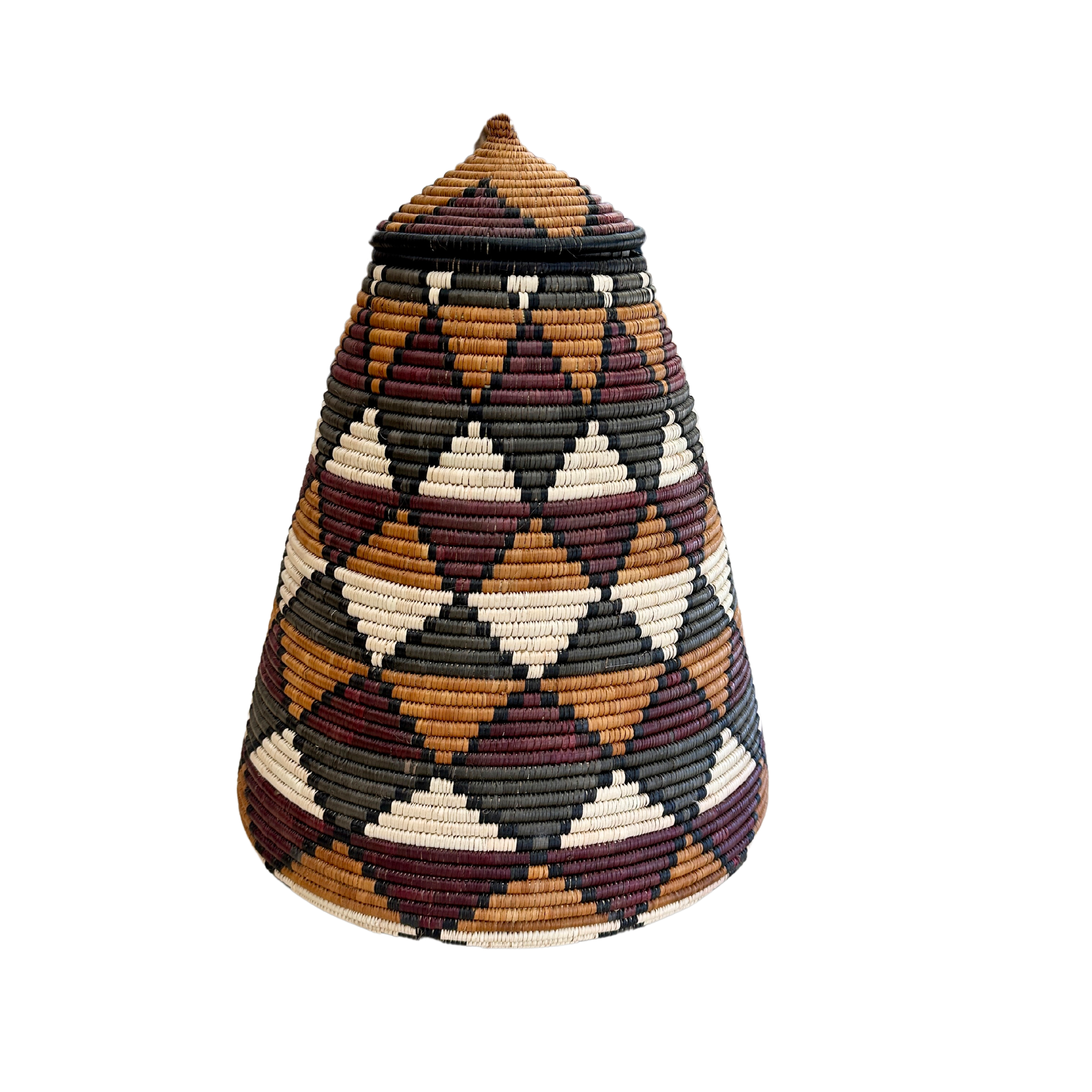 Hand Woven Zulu Reed Basket - Tholi