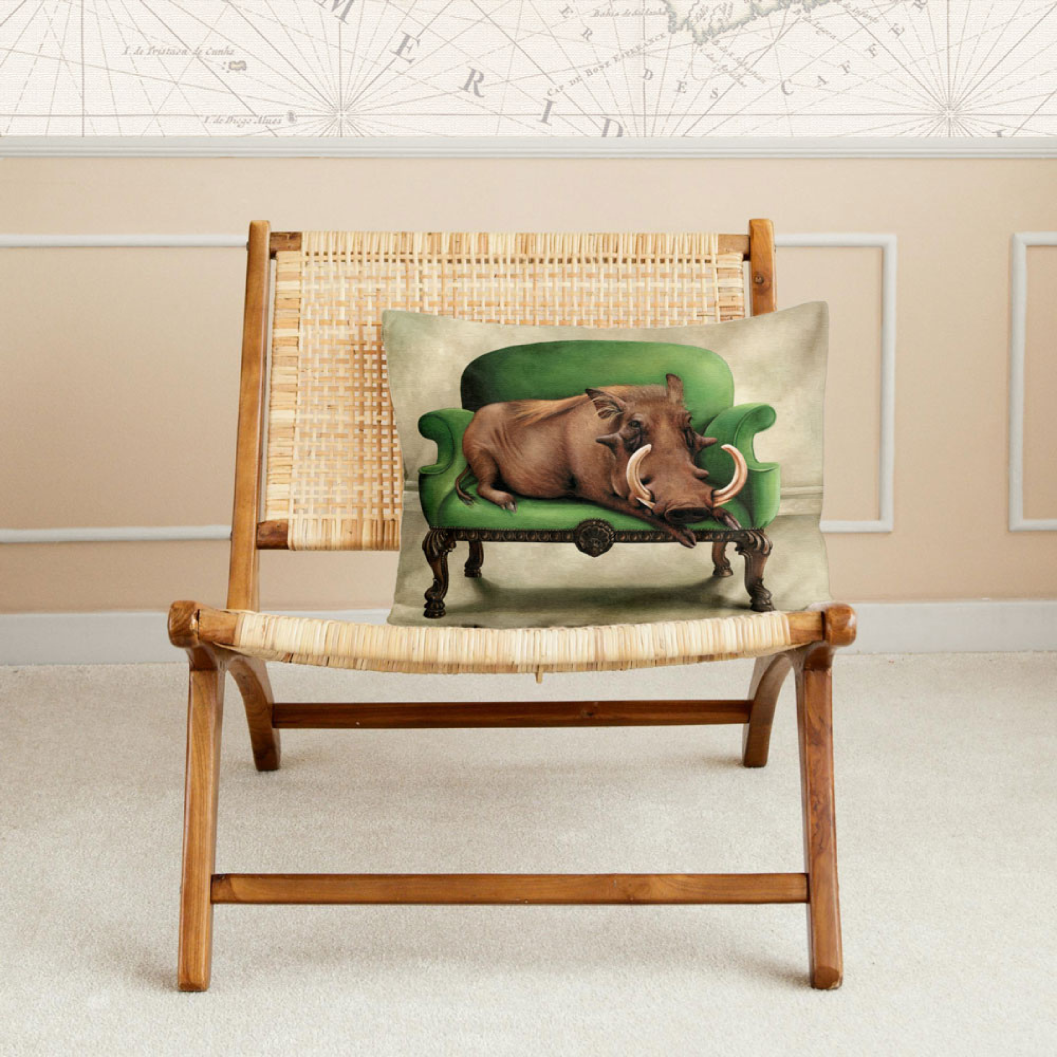 Printed African Themed Cushion Covers