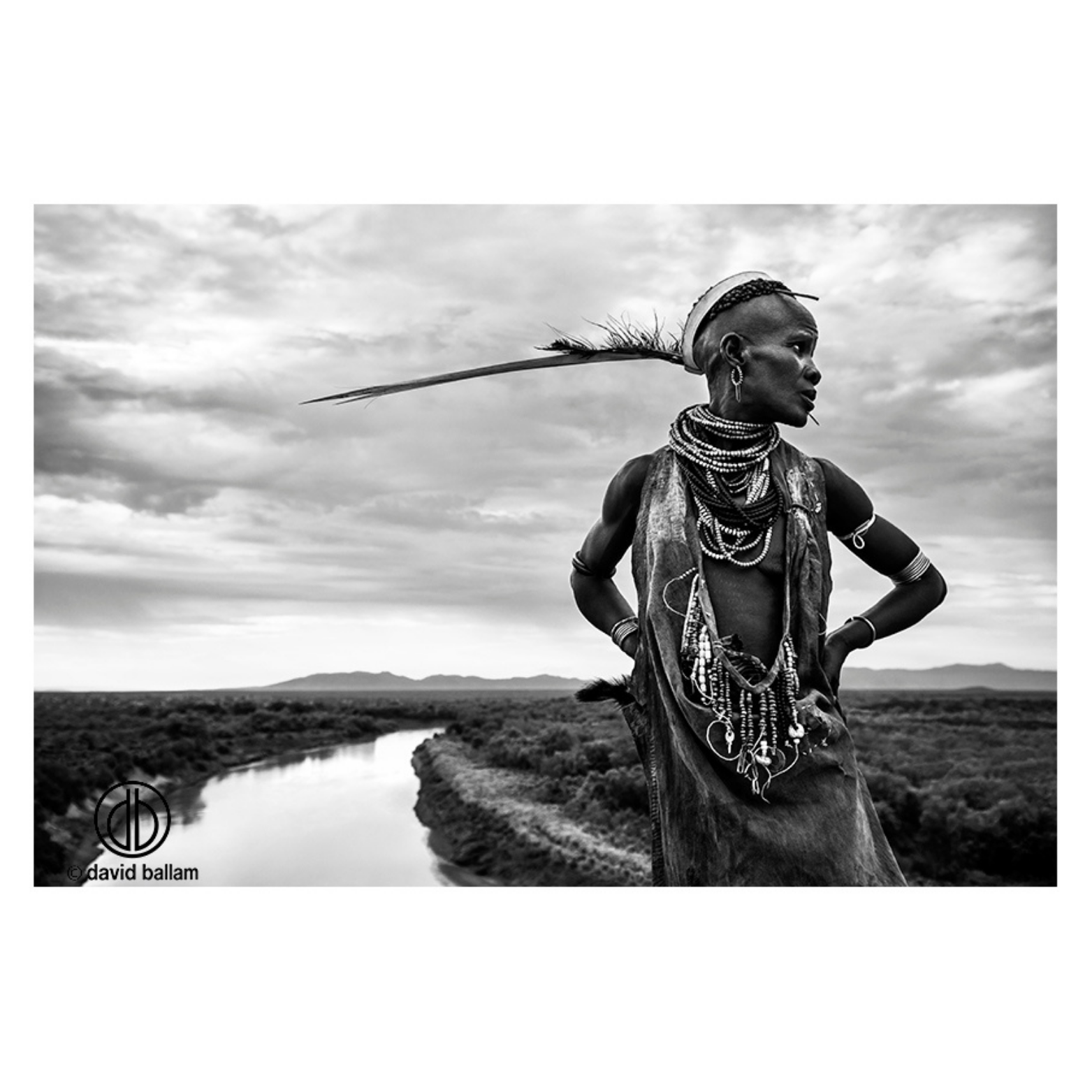 David Ballam Rolled Canvas Prints - Ethiopia's Omo Tribe (120cm x 80cm)