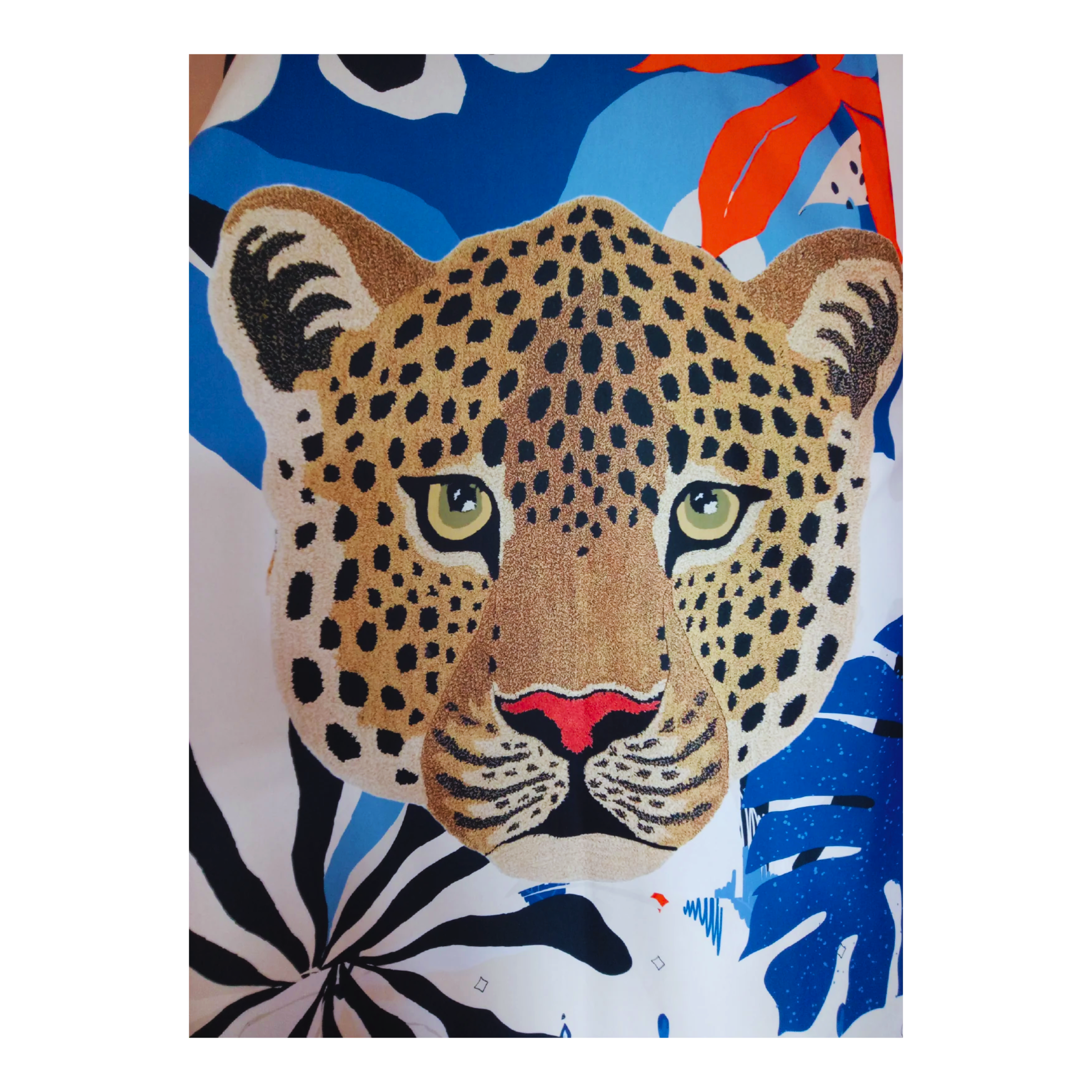 African Inspired Kimono - Jungle Leopard