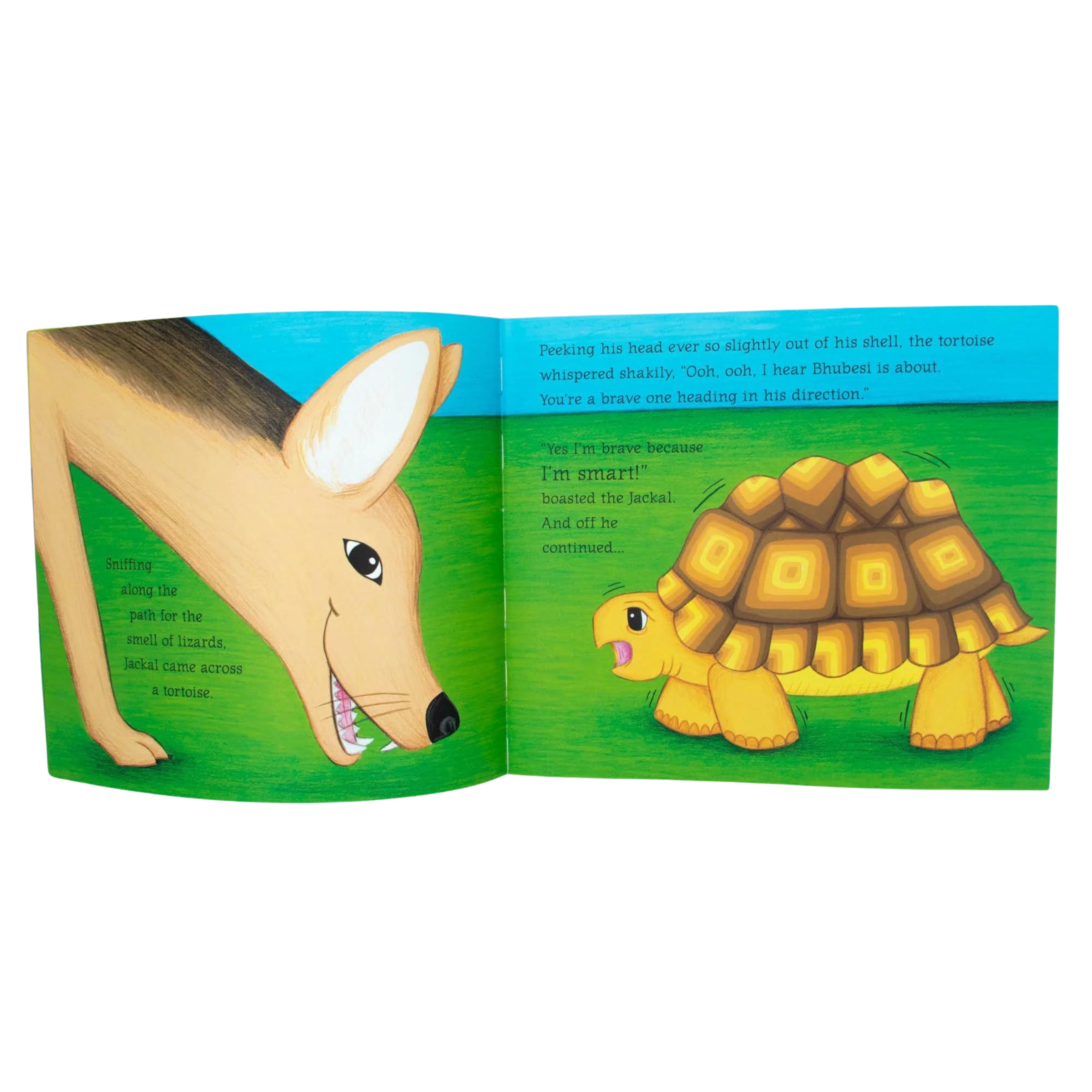 The Lion and Clever Jackal Children's Story Book
