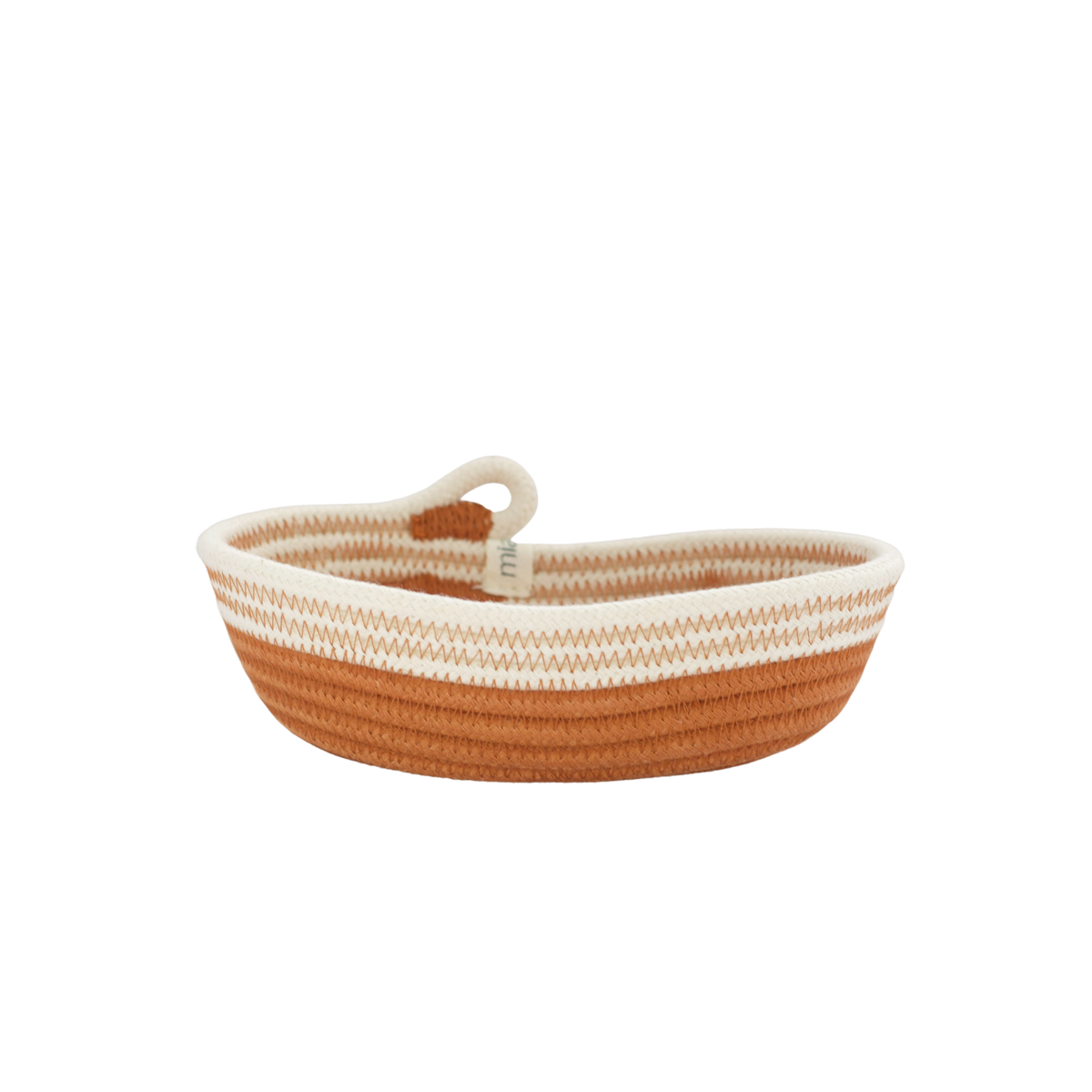 Cotton Woven Petite Oval Basket(XXS)