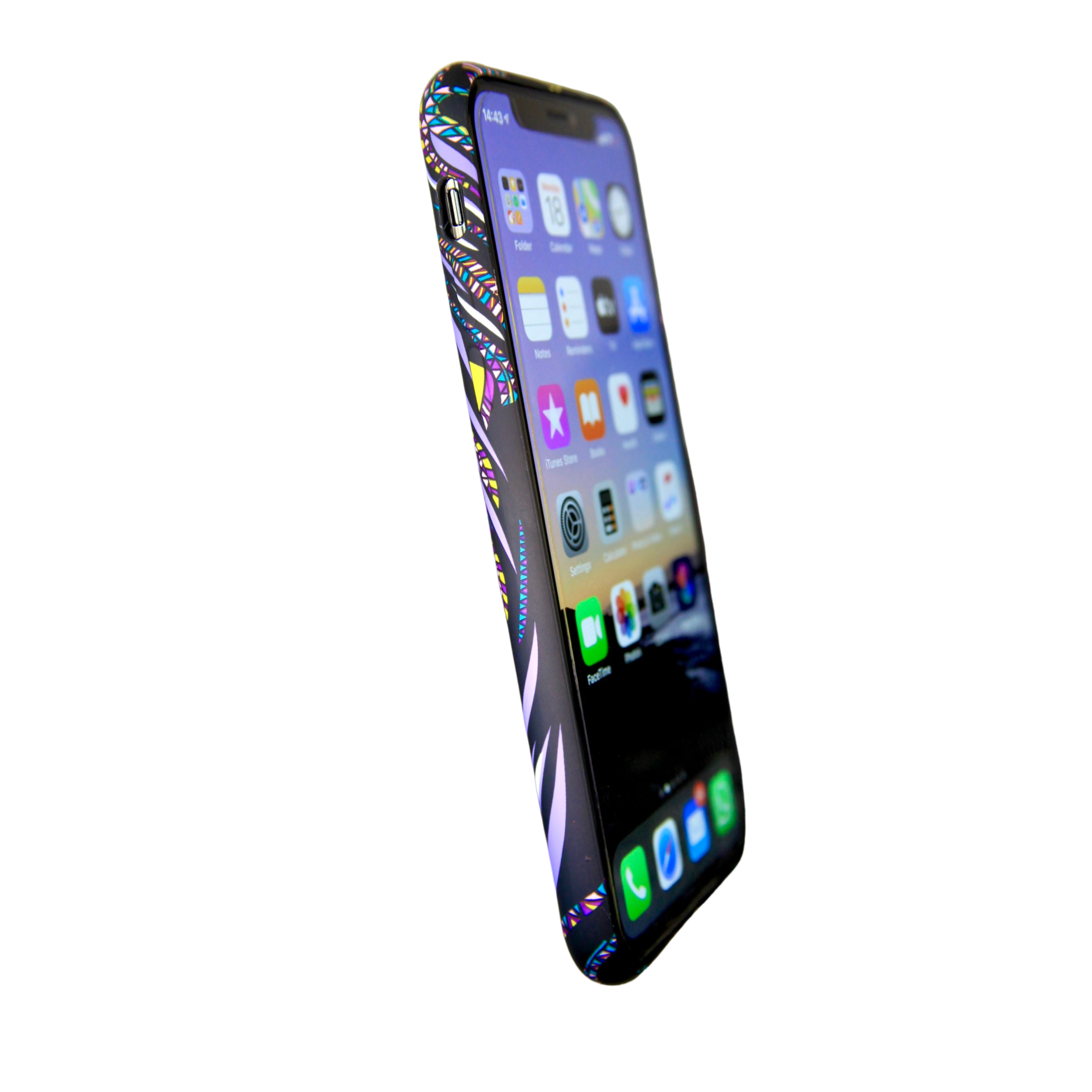 Glow In The Dark Zebra Silicone Cellphone Cover
