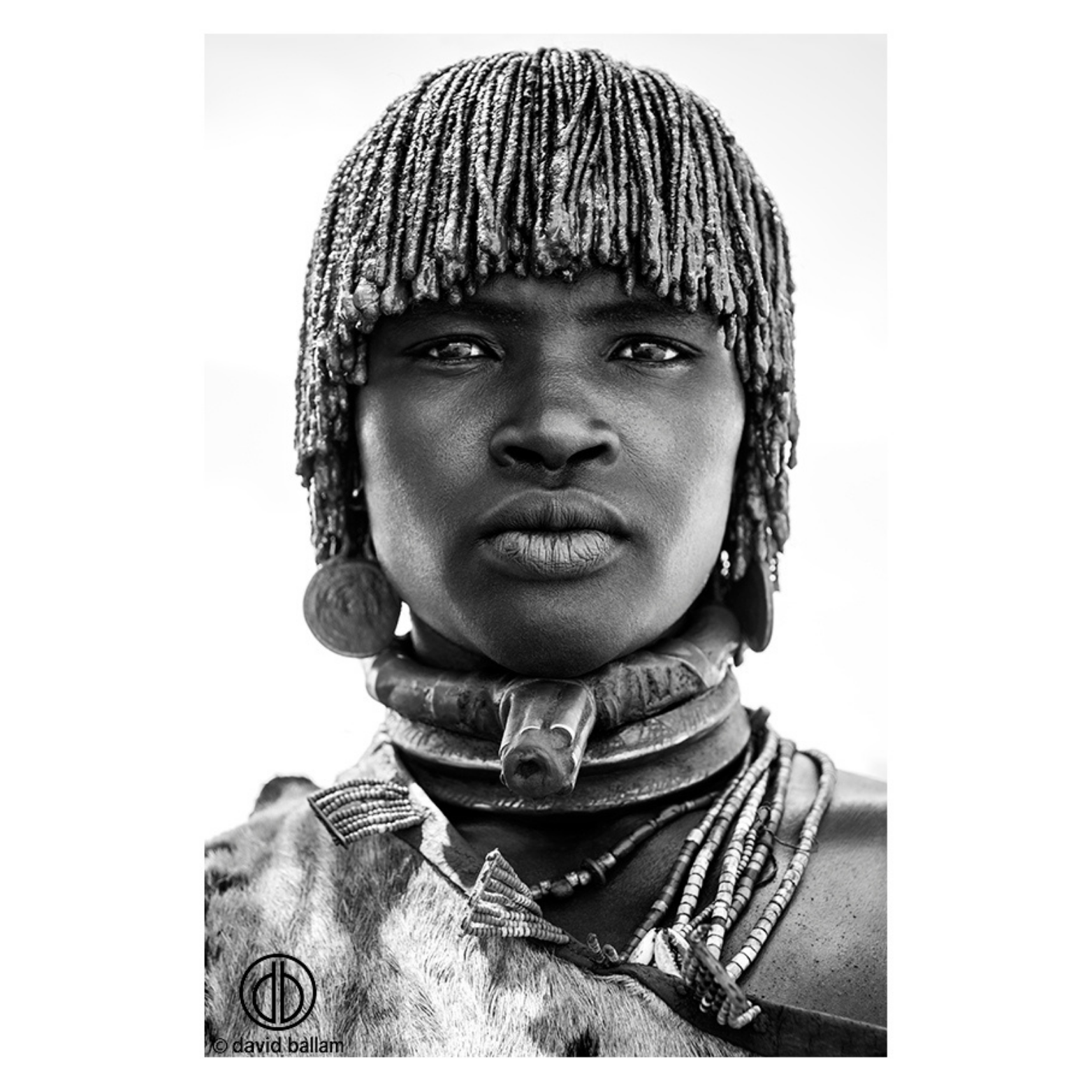 David Ballam Rolled Canvas Prints - Ethiopia's Omo Tribe (120cm x 80cm)