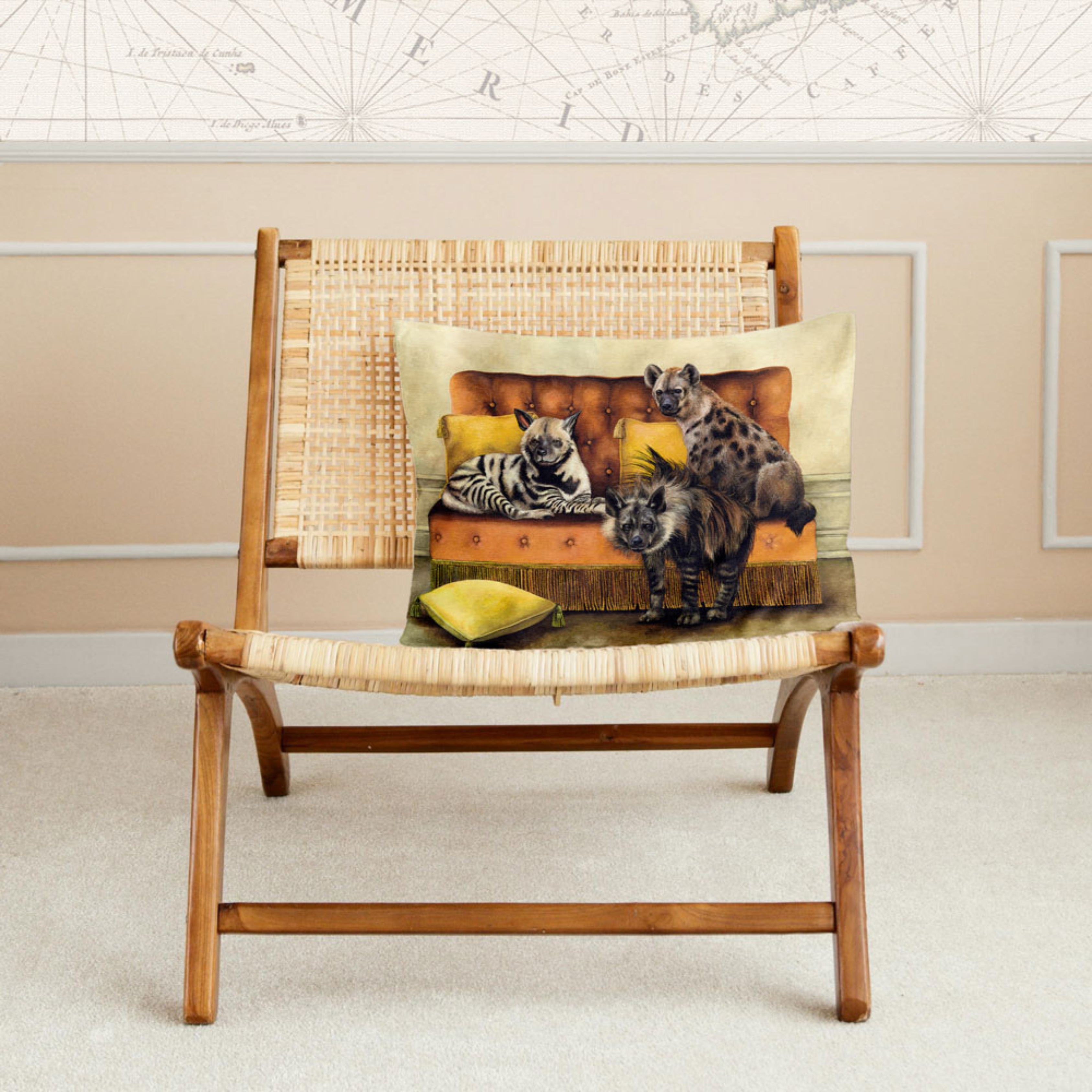 Printed African Themed Cushion Covers