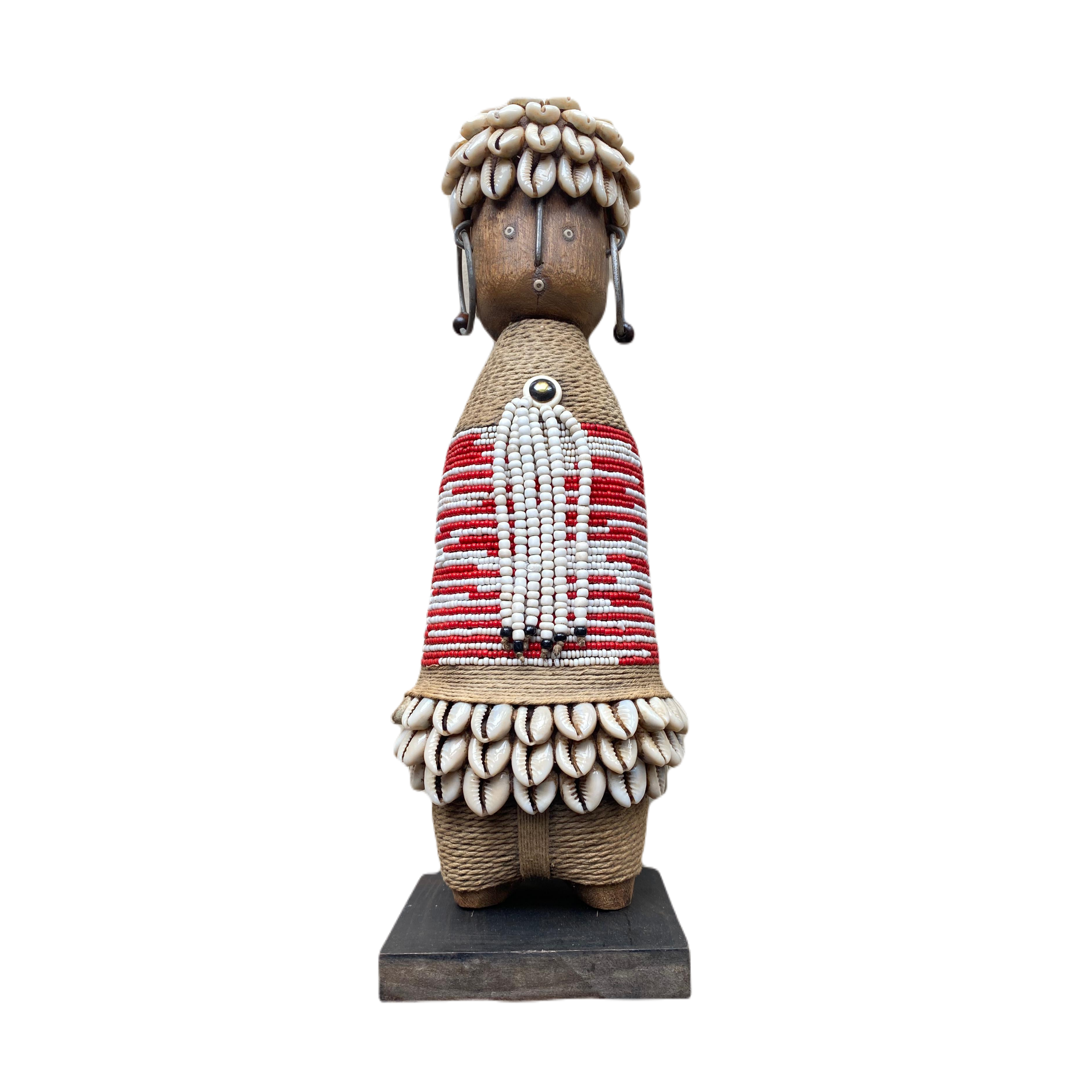 30cm Fat Wooden Beaded Namji Dolls