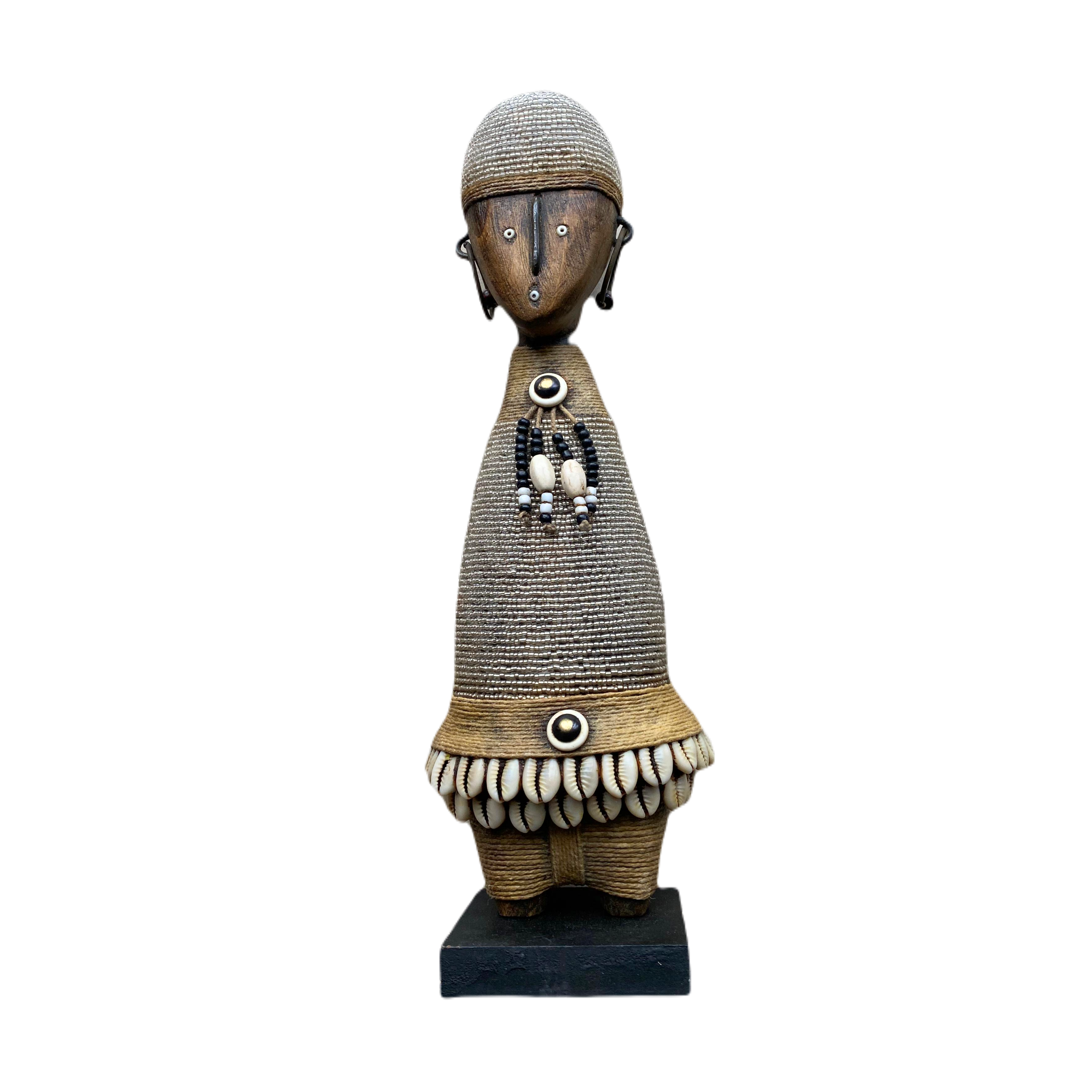 30cm Fat Wooden Beaded Namji Dolls