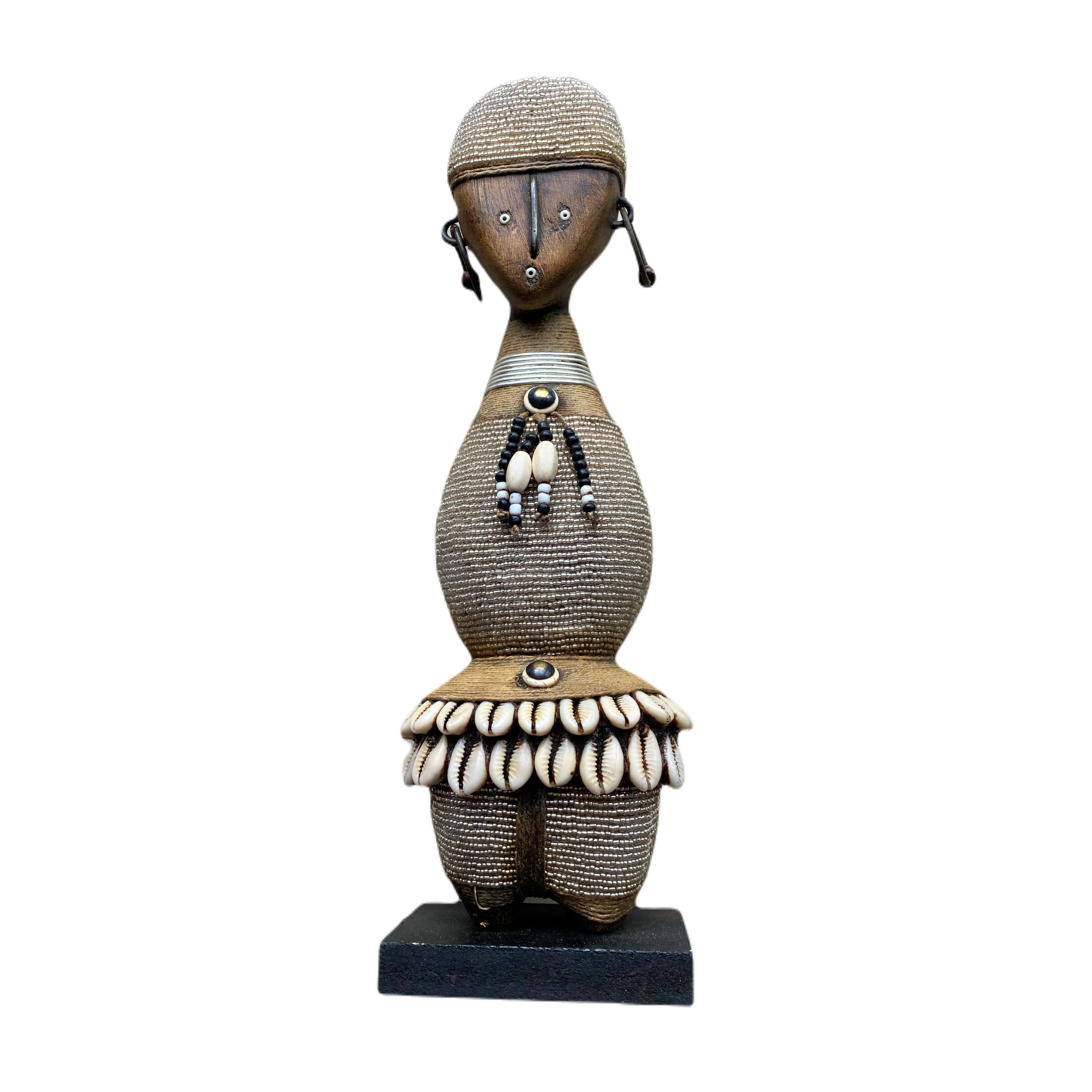 30cm Fat Wooden Beaded Namji Dolls