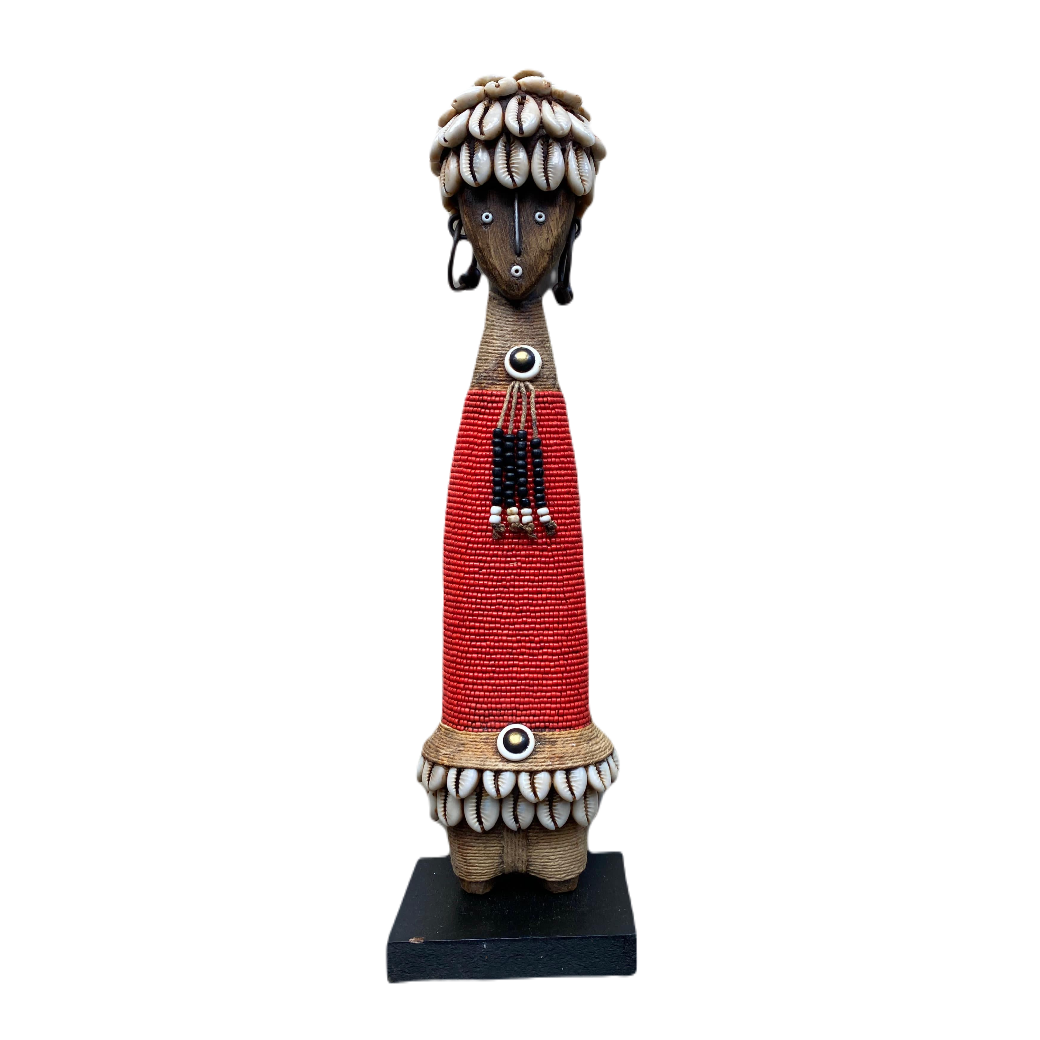 30cm Slim Wooden Beaded Namji Dolls
