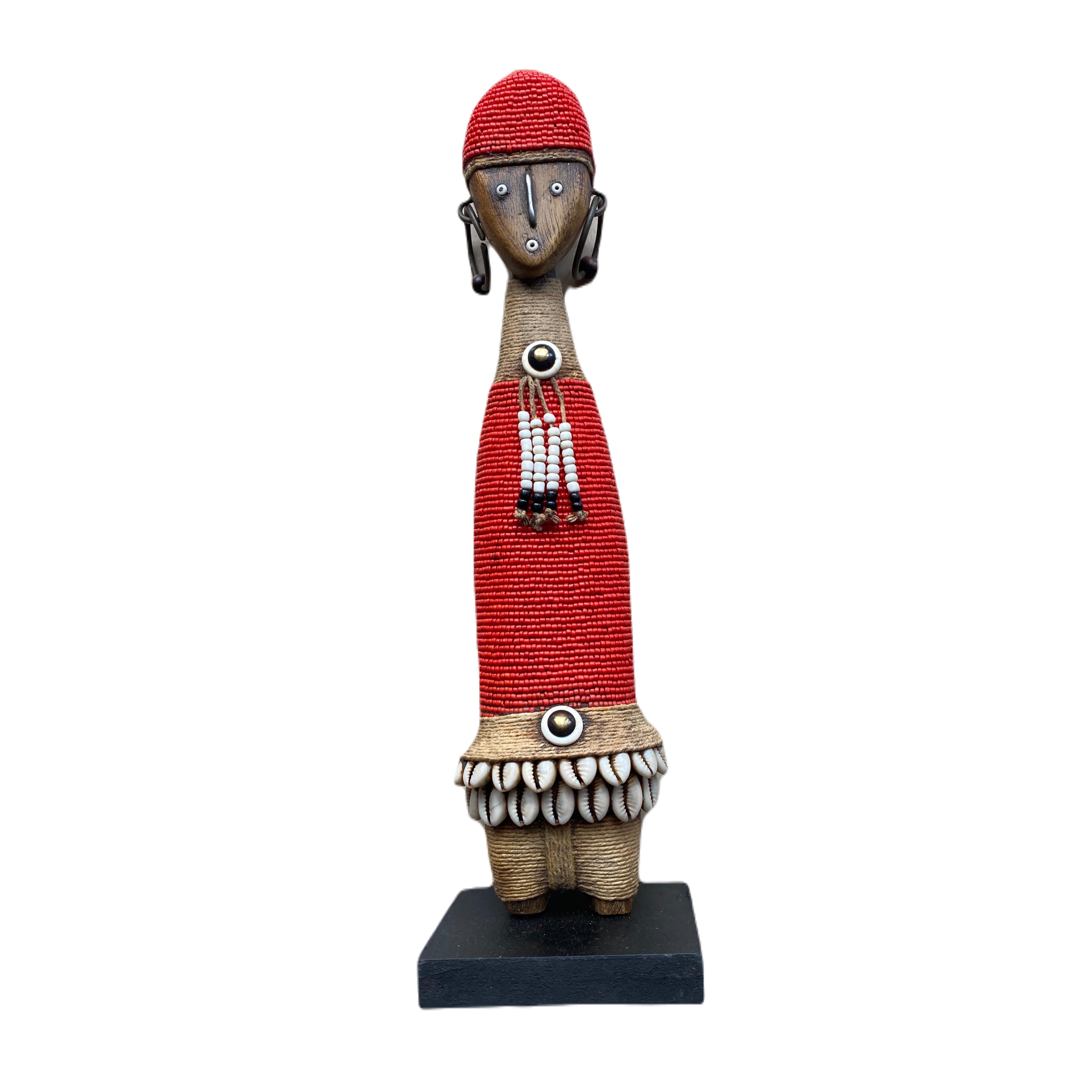 30cm Slim Wooden Beaded Namji Dolls