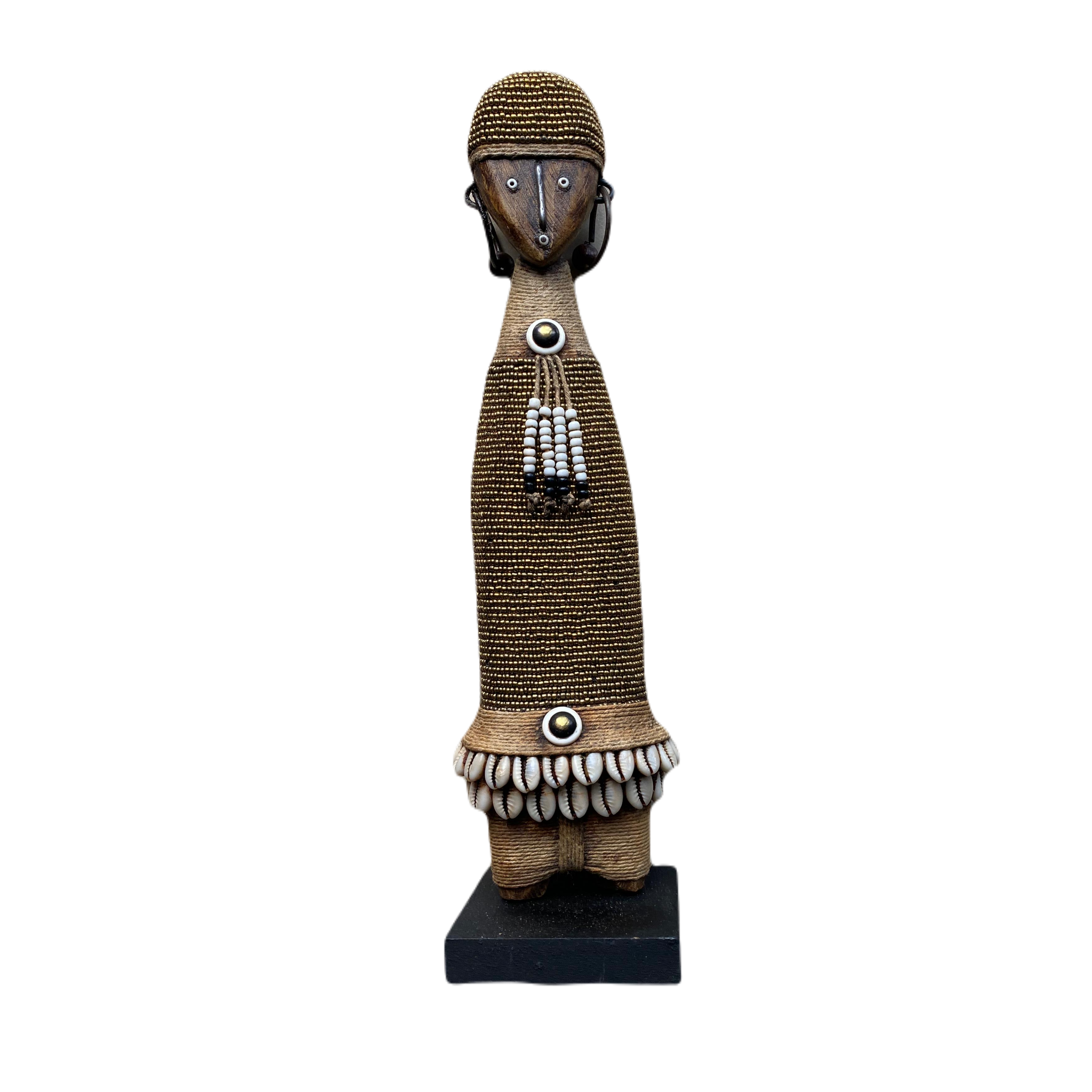 30cm Slim Wooden Beaded Namji Dolls