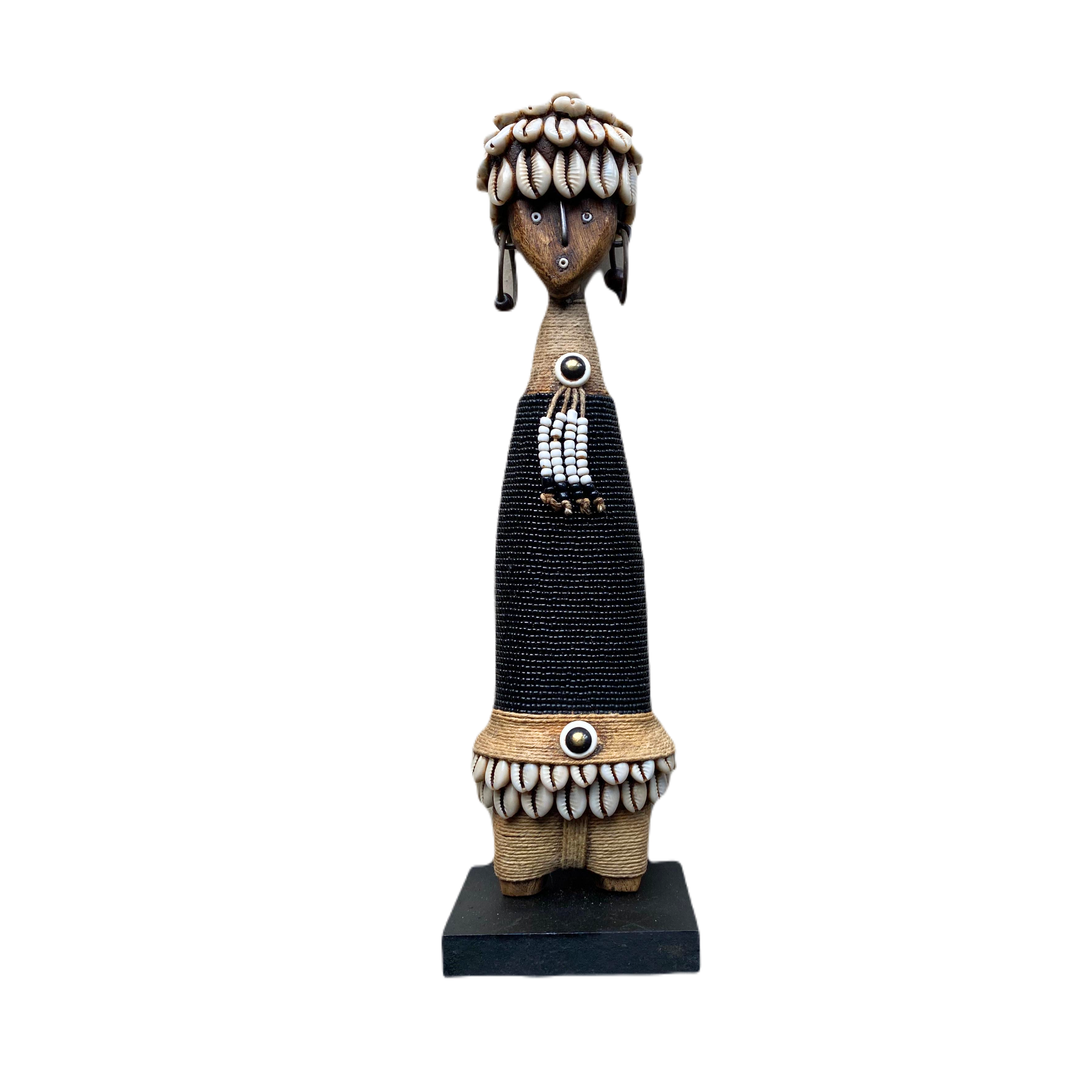 30cm Slim Wooden Beaded Namji Dolls