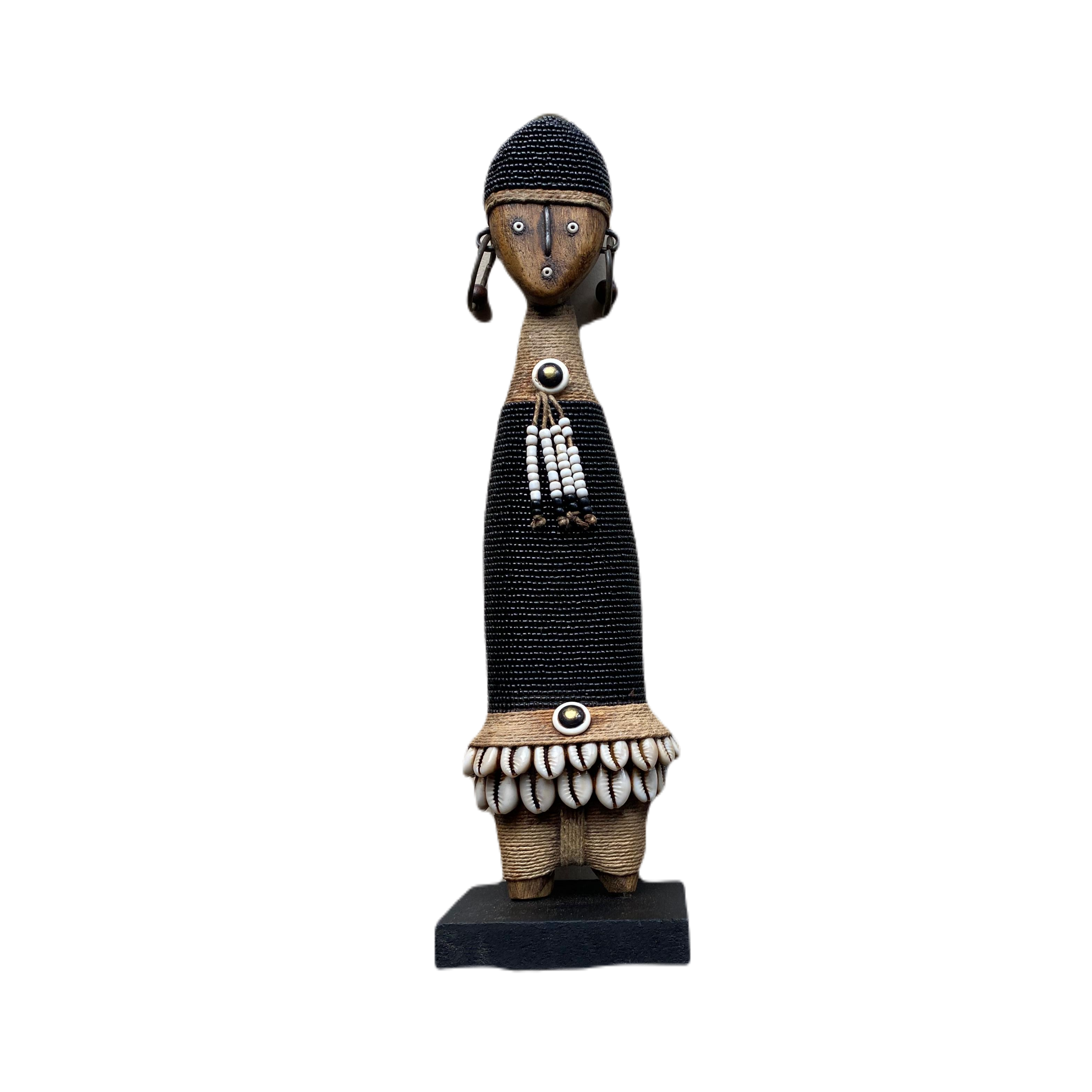 30cm Slim Wooden Beaded Namji Dolls