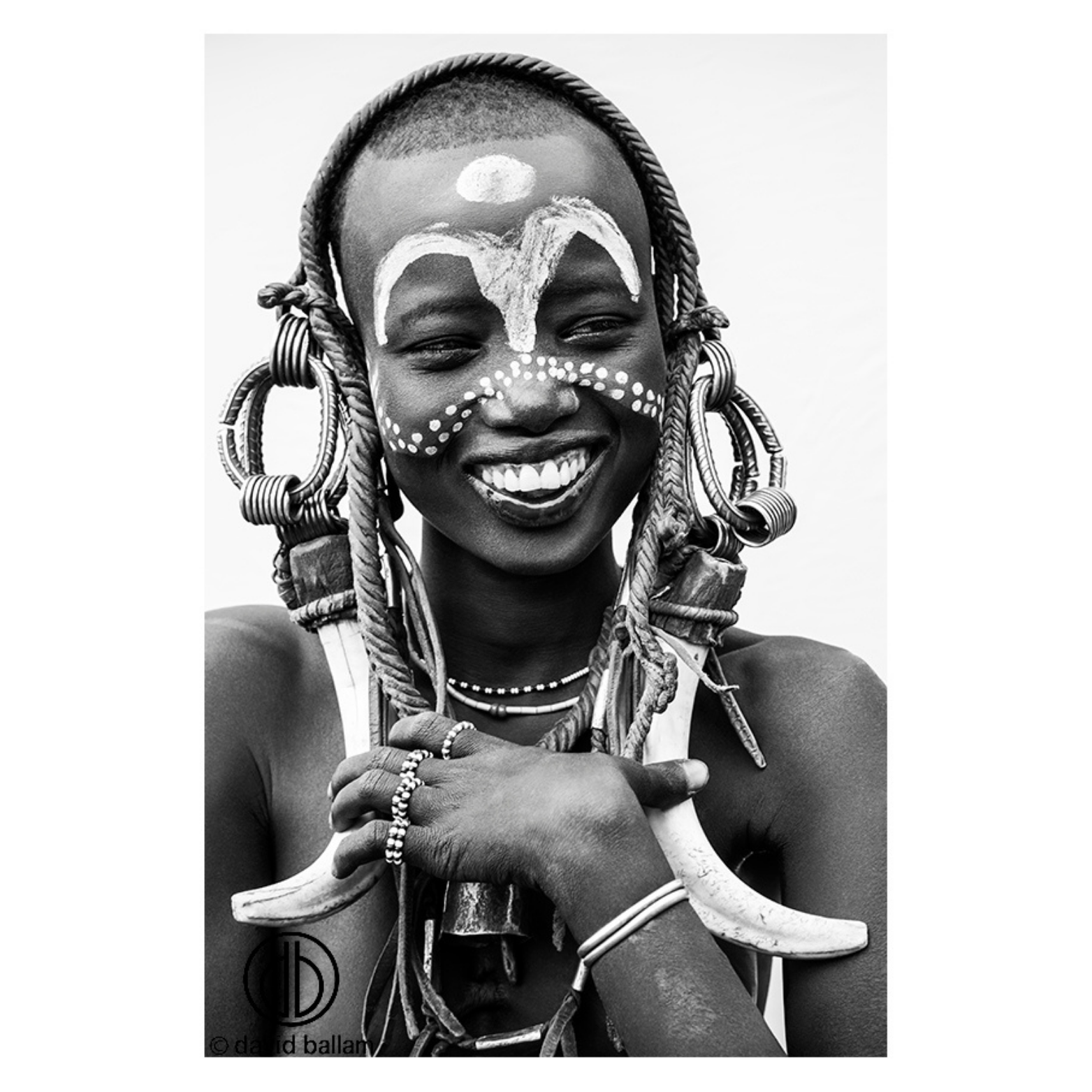 David Ballam Rolled Canvas Prints - Ethiopia's Omo Tribe (120cm x 80cm)