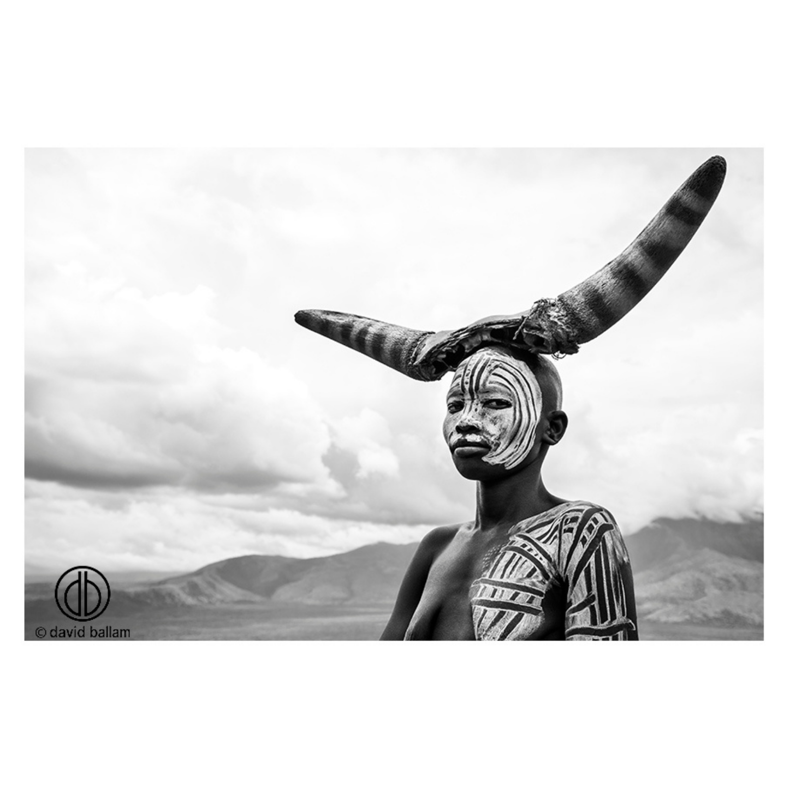 David Ballam Rolled Canvas Prints - Ethiopia's Omo Tribe (120cm x 80cm)
