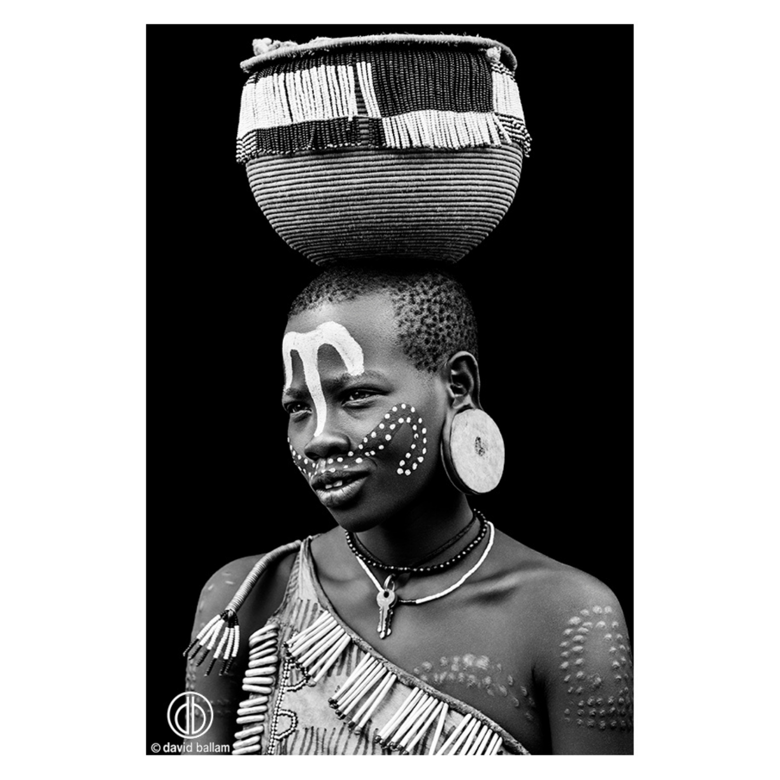 David Ballam Rolled Canvas Prints - Ethiopia's Omo Tribe (120cm x 80cm)