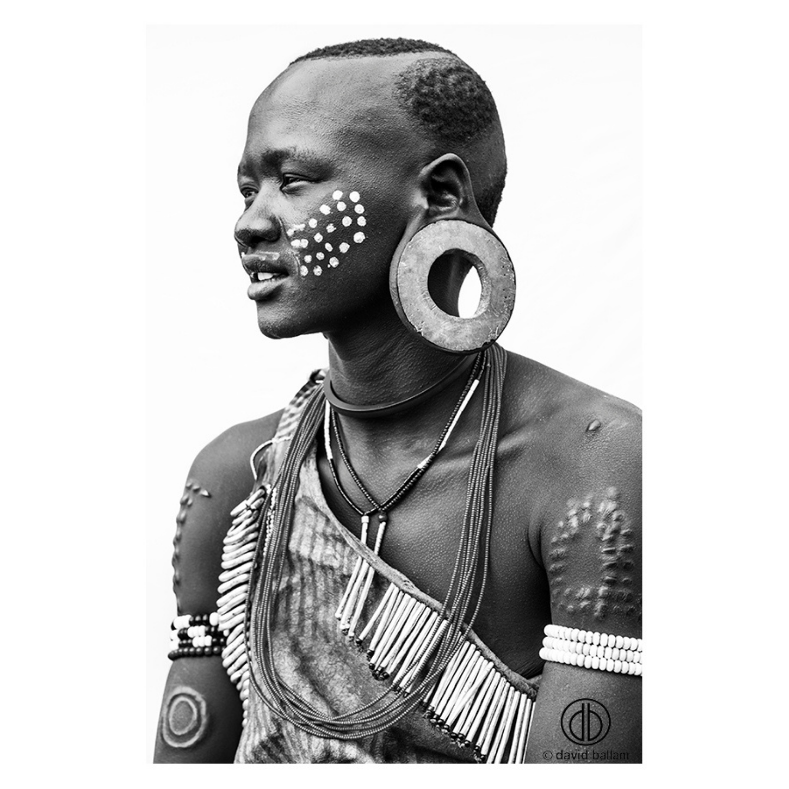 David Ballam Rolled Canvas Prints - Ethiopia's Omo Tribe (120cm x 80cm)