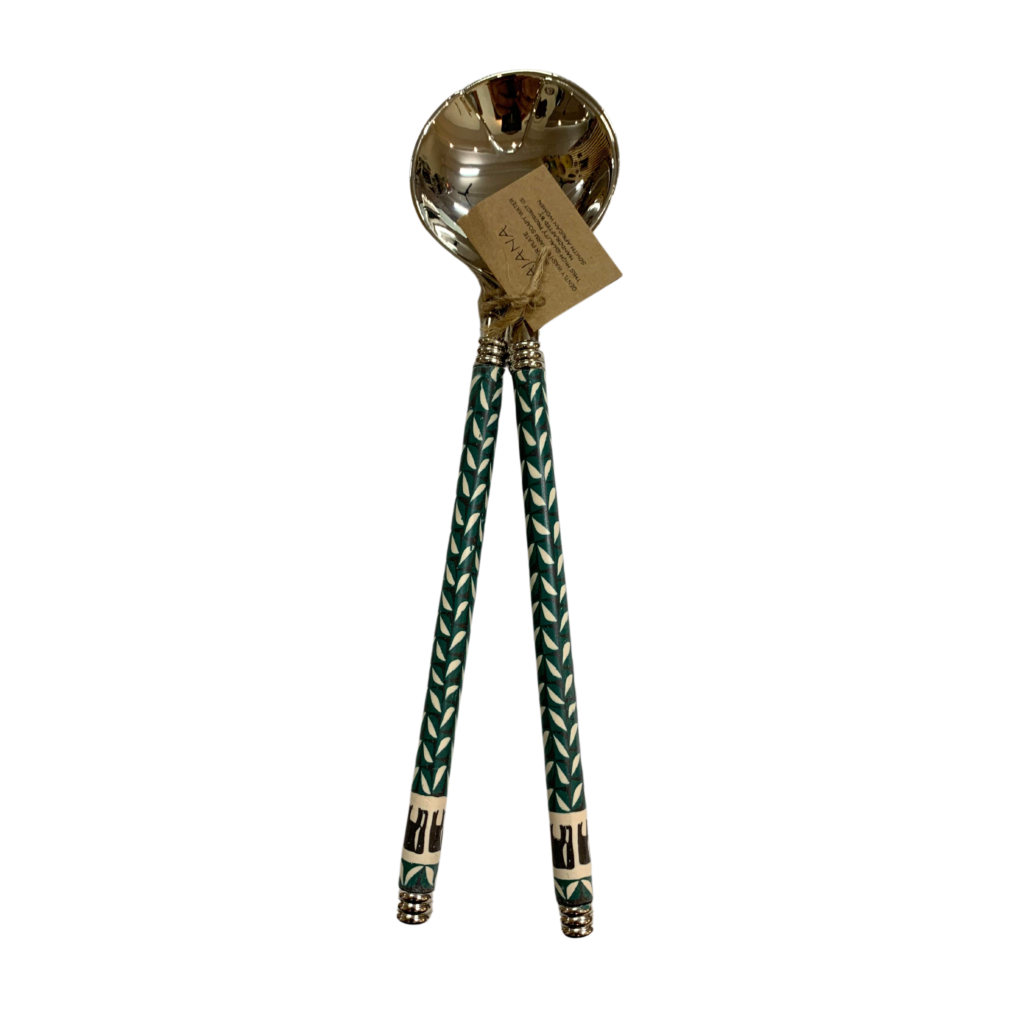 Clay Salad Servers