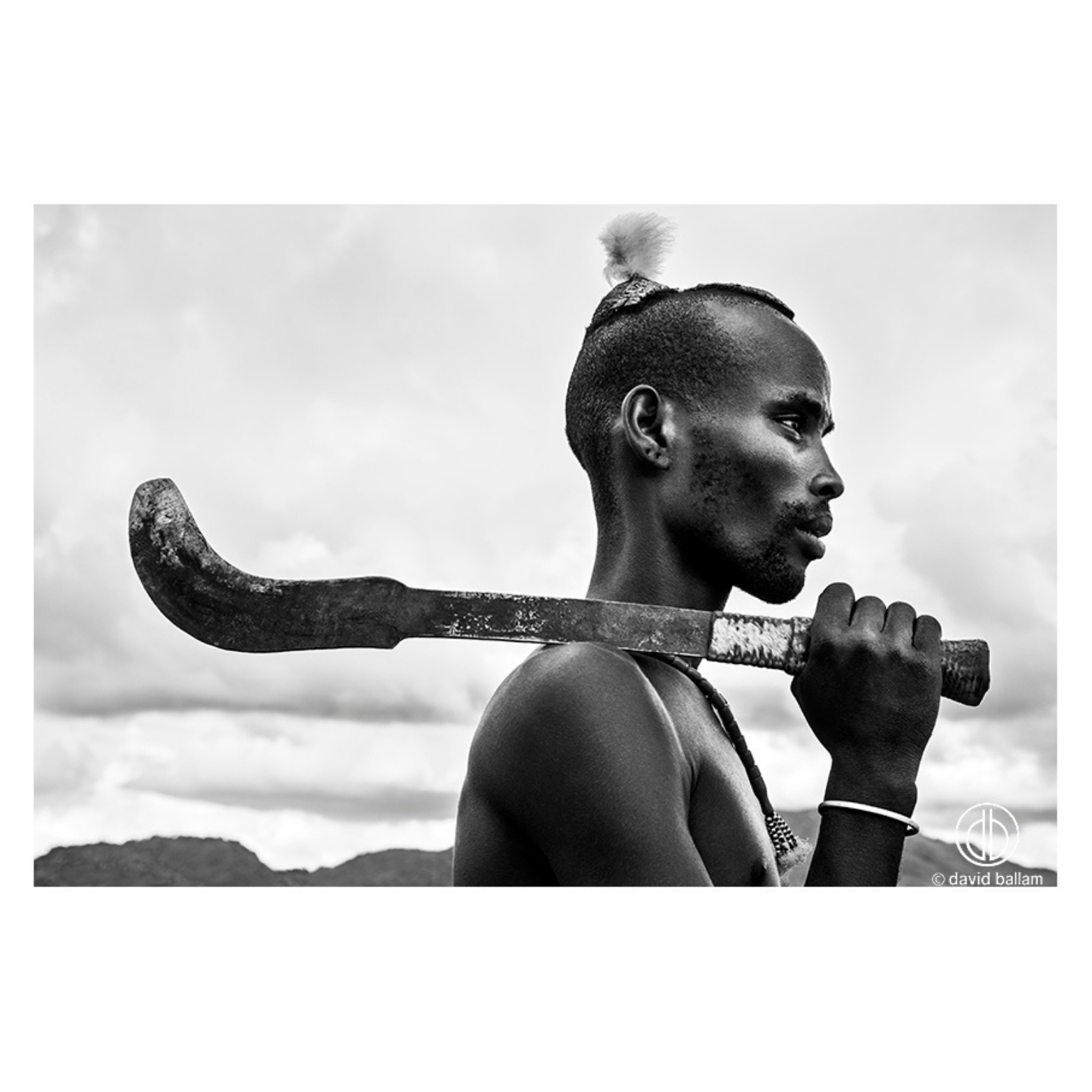 David Ballam Rolled Canvas Prints - Ethiopia's Omo Tribe (120cm x 80cm)