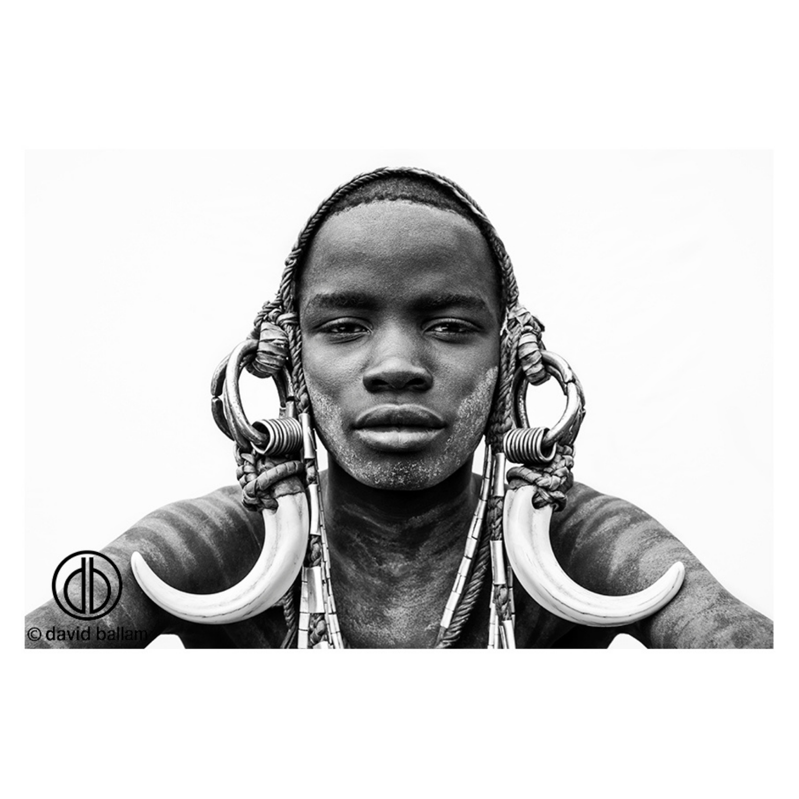 David Ballam Rolled Canvas Prints - Ethiopia's Omo Tribe (120cm x 80cm)