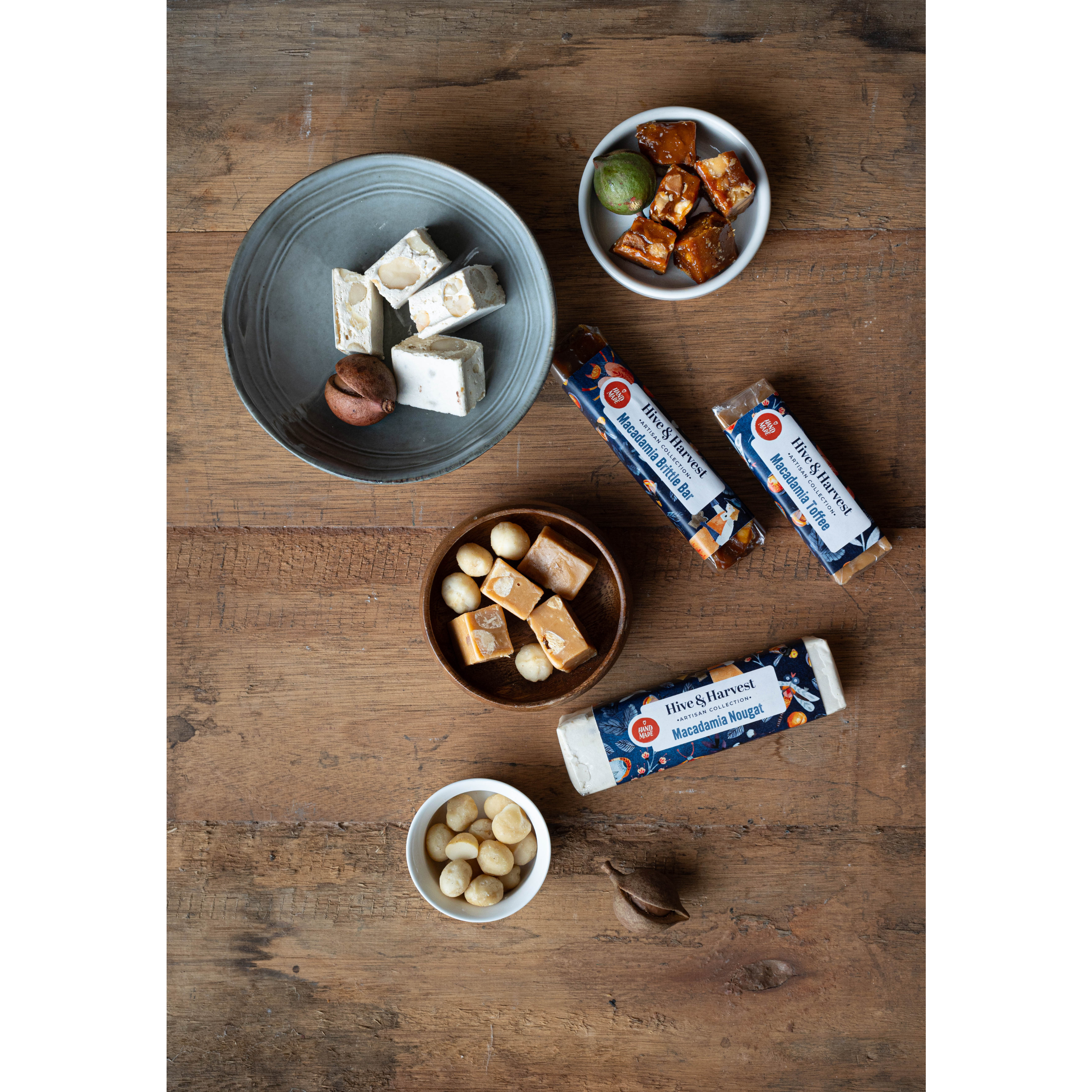 Handed Crafted Macadamia Toffee Bar