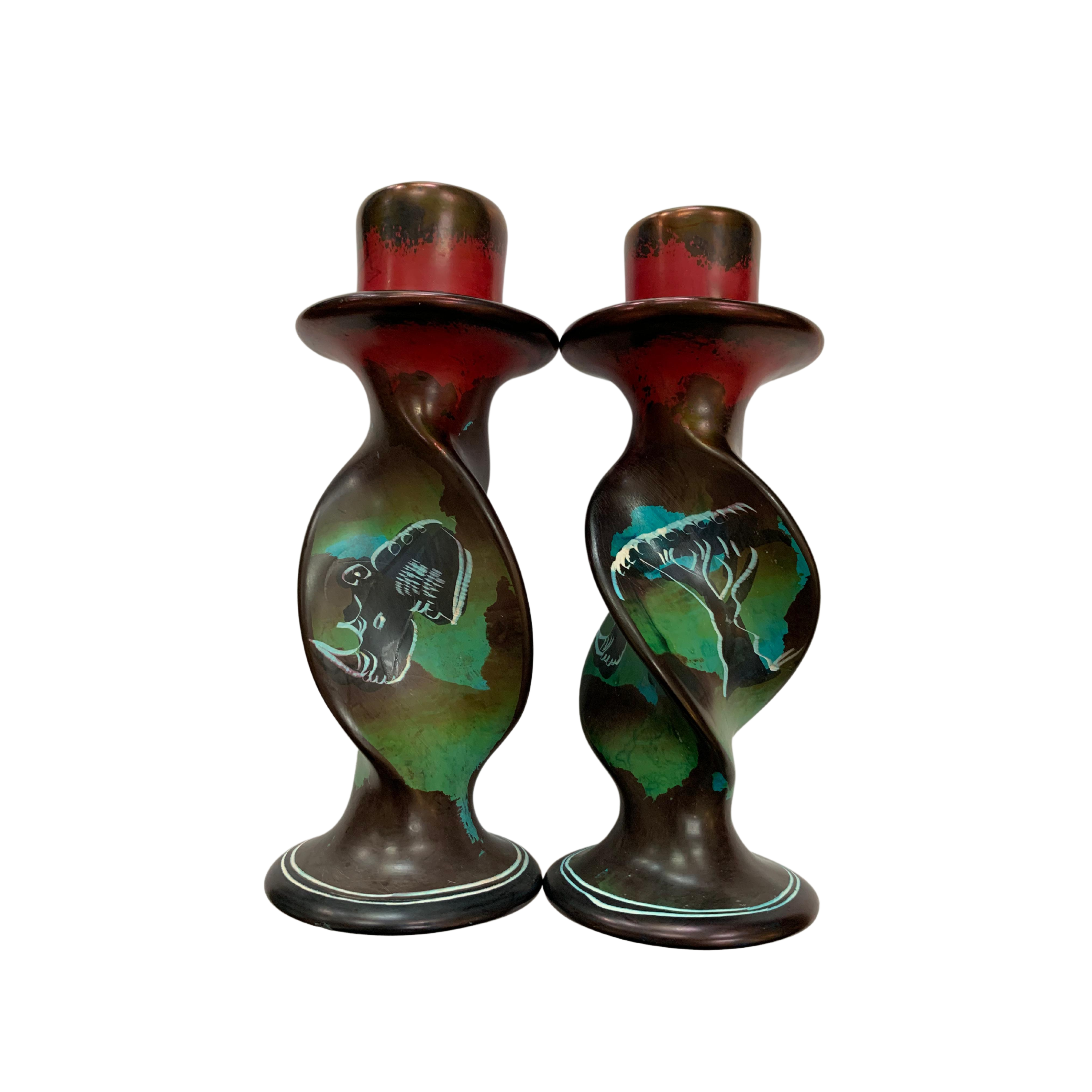 Soapstone Candle Holders (Set)
