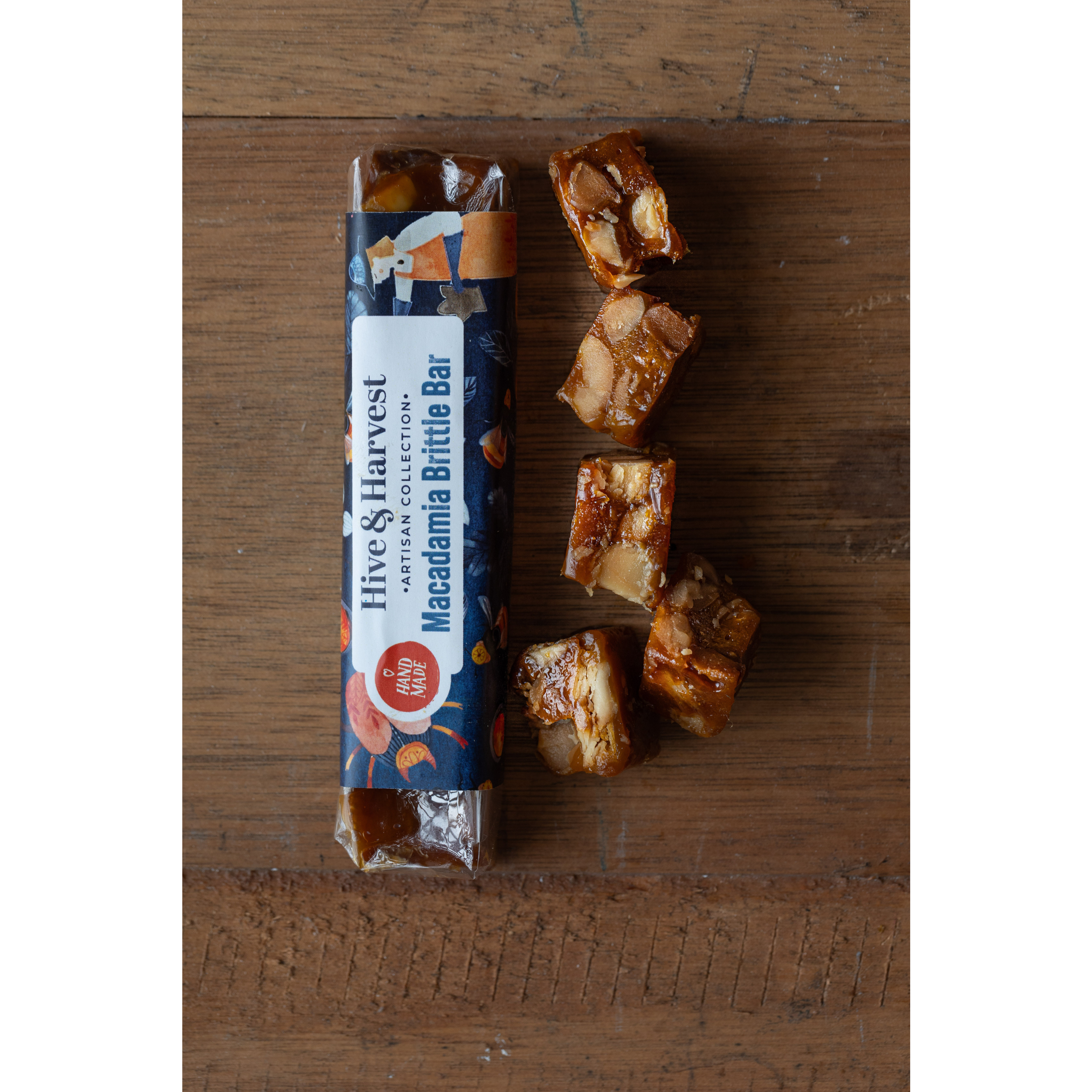 Handcrafted Macadamia Brittle Bar