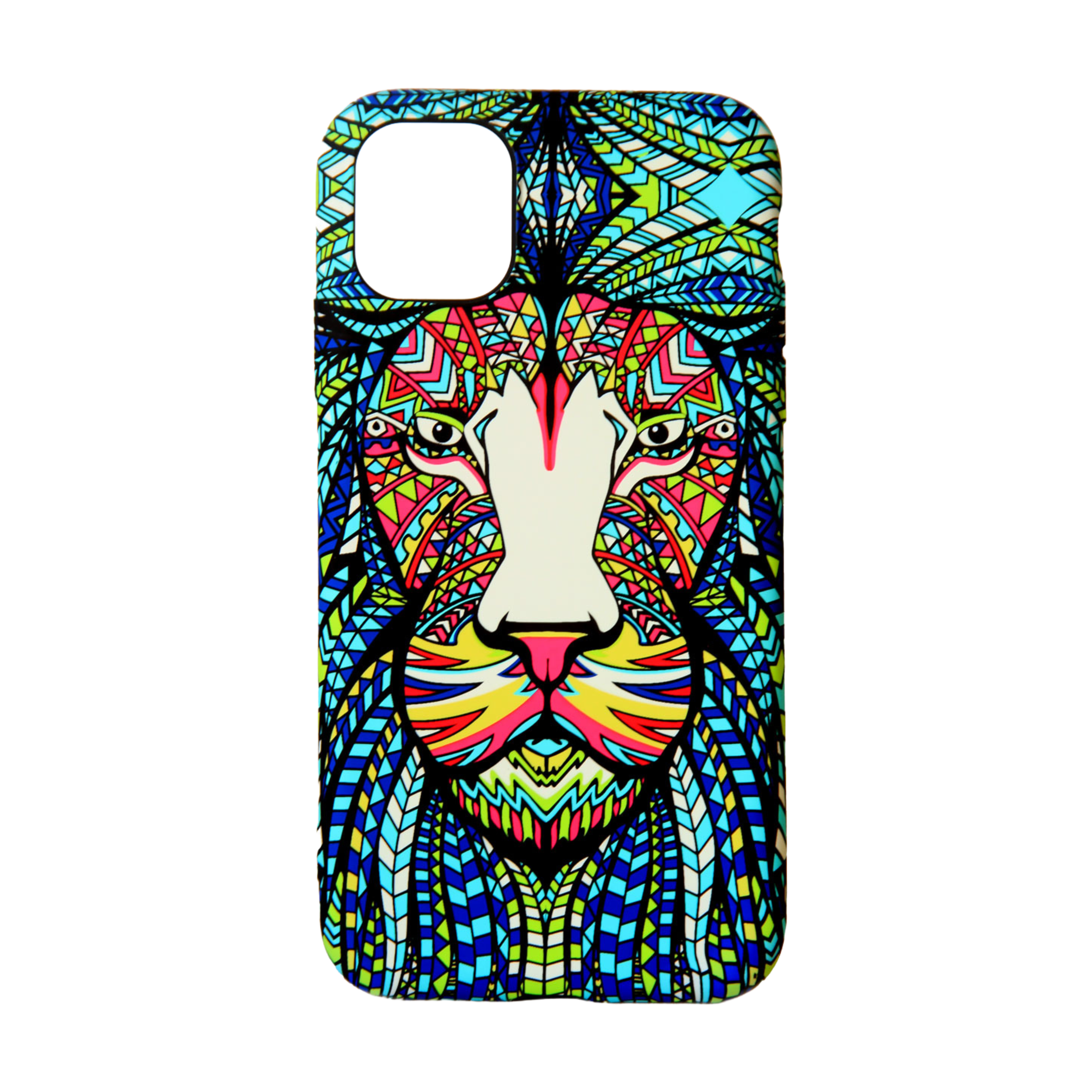 Glow In The Dark Lion Silicone Cellphone Cover