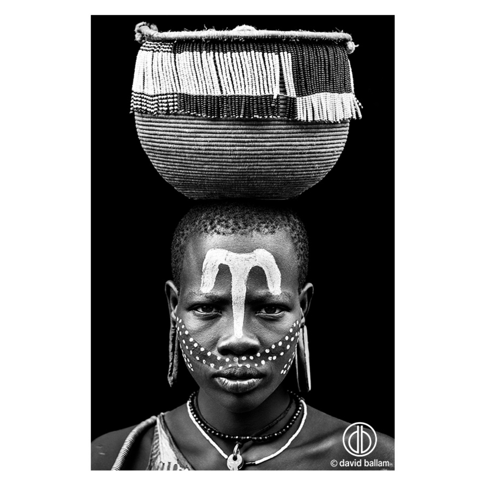 David Ballam Rolled Canvas Prints - Ethiopia's Omo Tribe (120cm x 80cm)