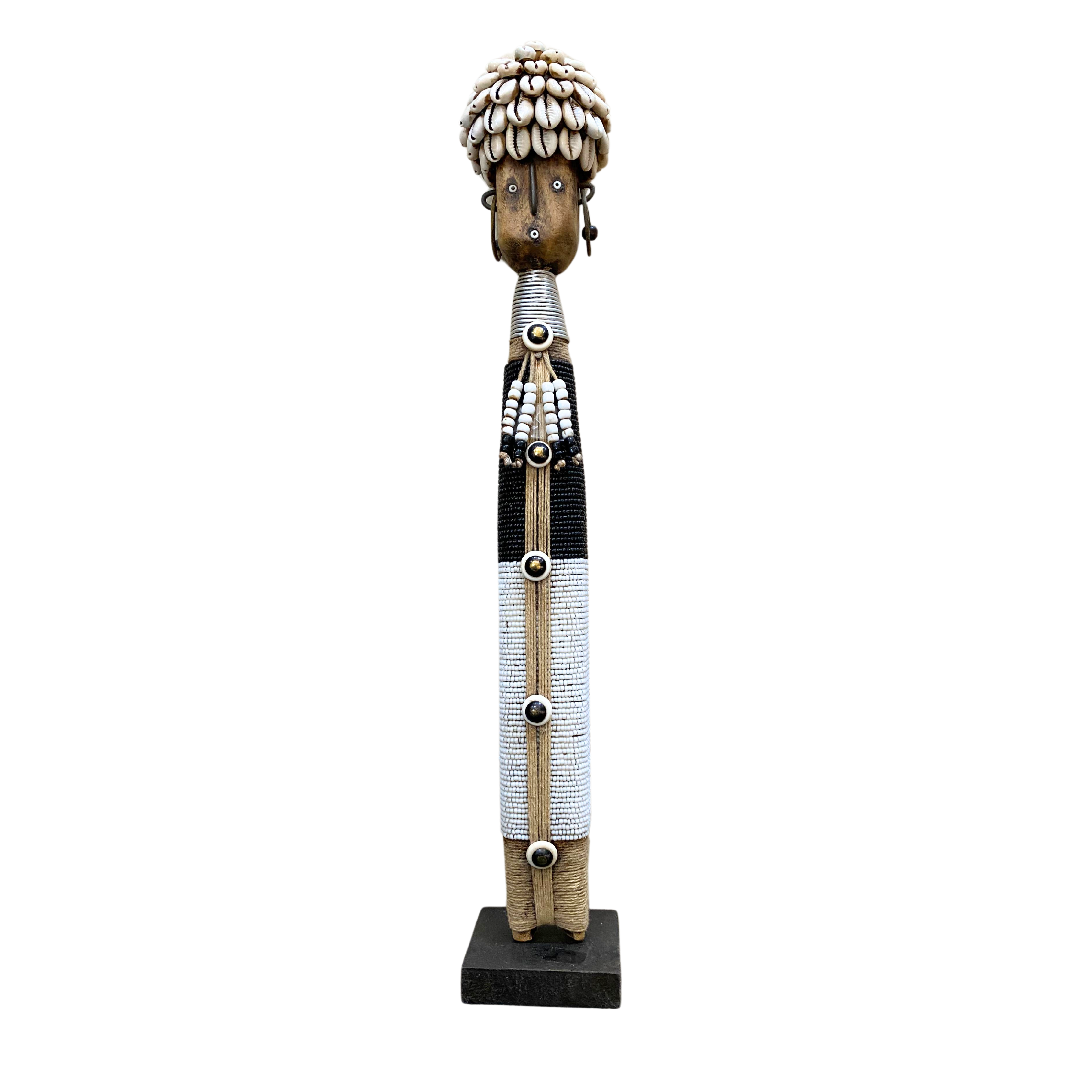 40cm Wooden Beaded Namji Dolls