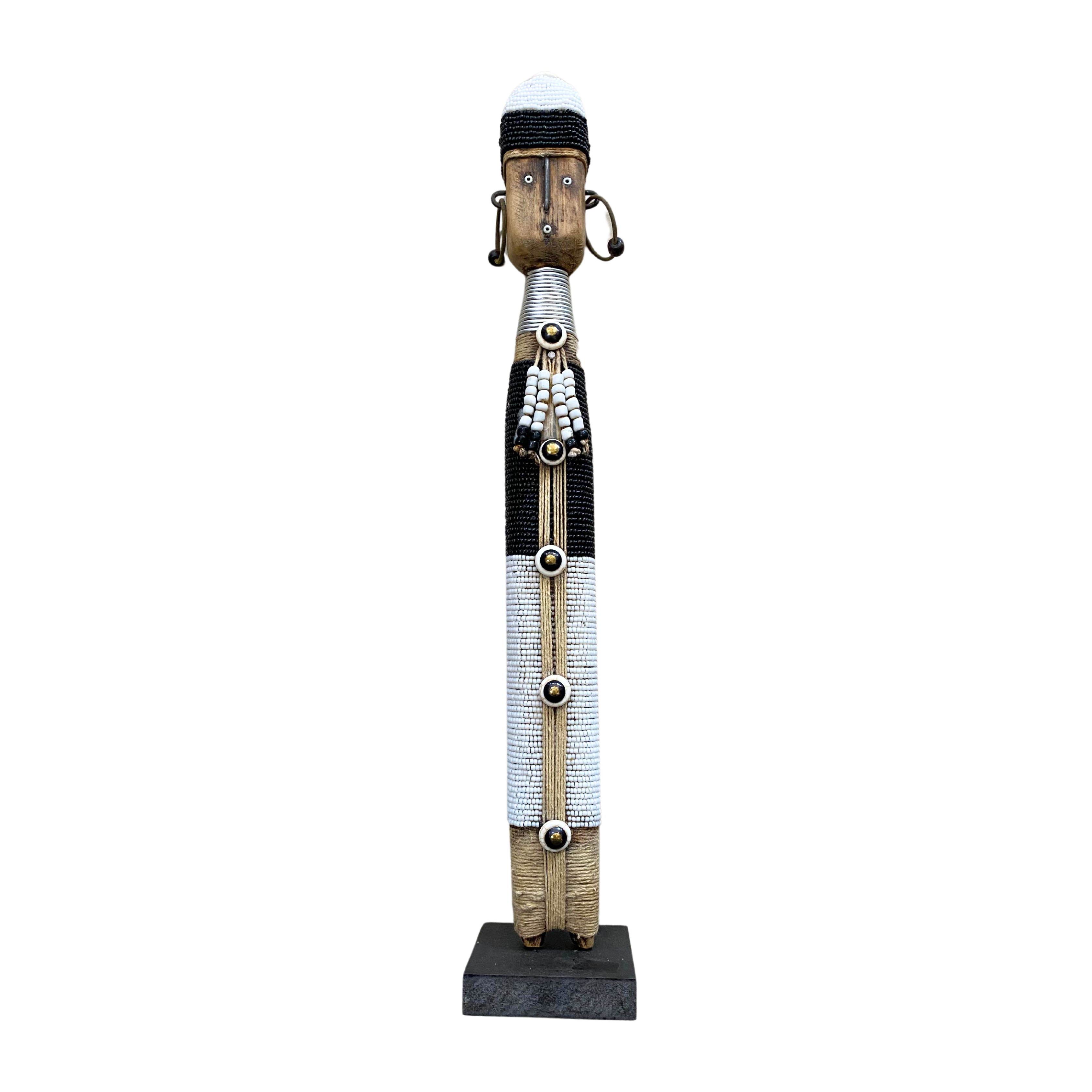 40cm Wooden Beaded Namji Dolls